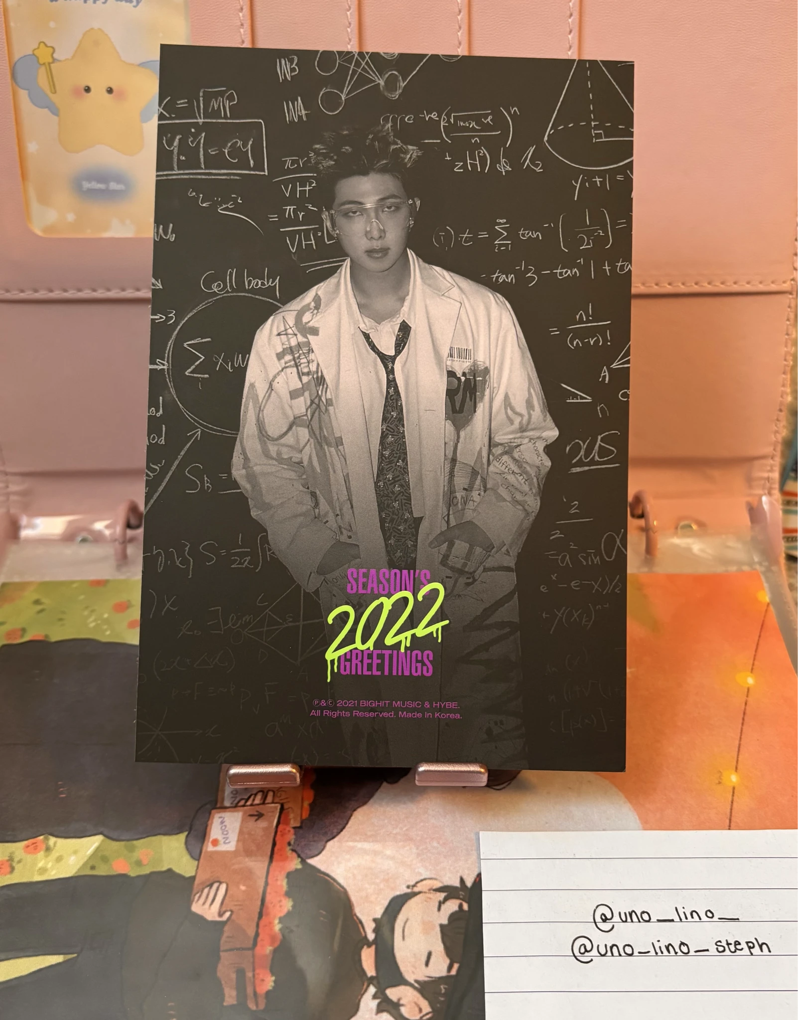 BTS RM BTS - RM - 2022 Season’s Greetings Other postcard listing photo 2