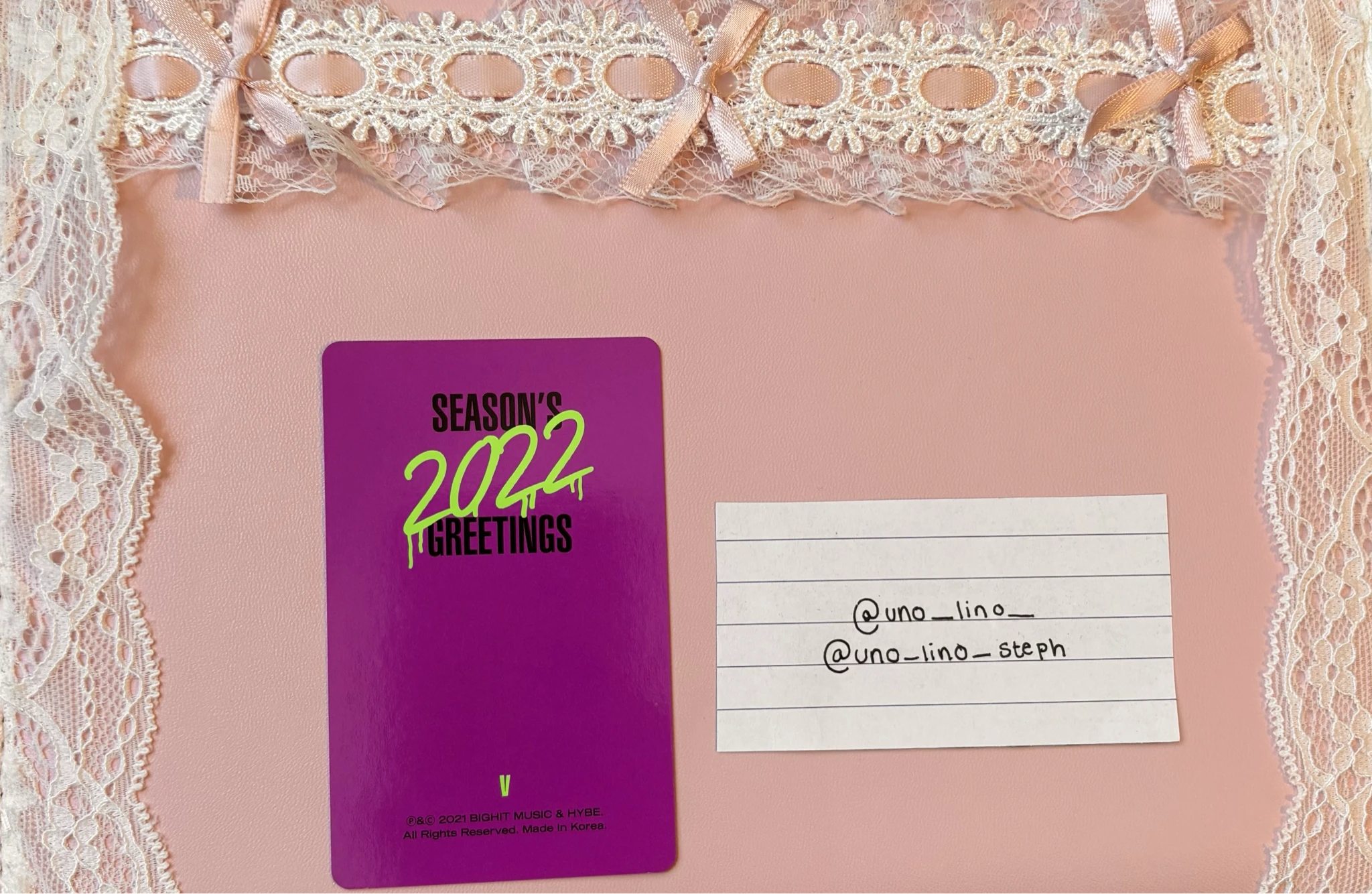 BTS V BTS - V - 2022 Season’s Greetings Event listing photo 2