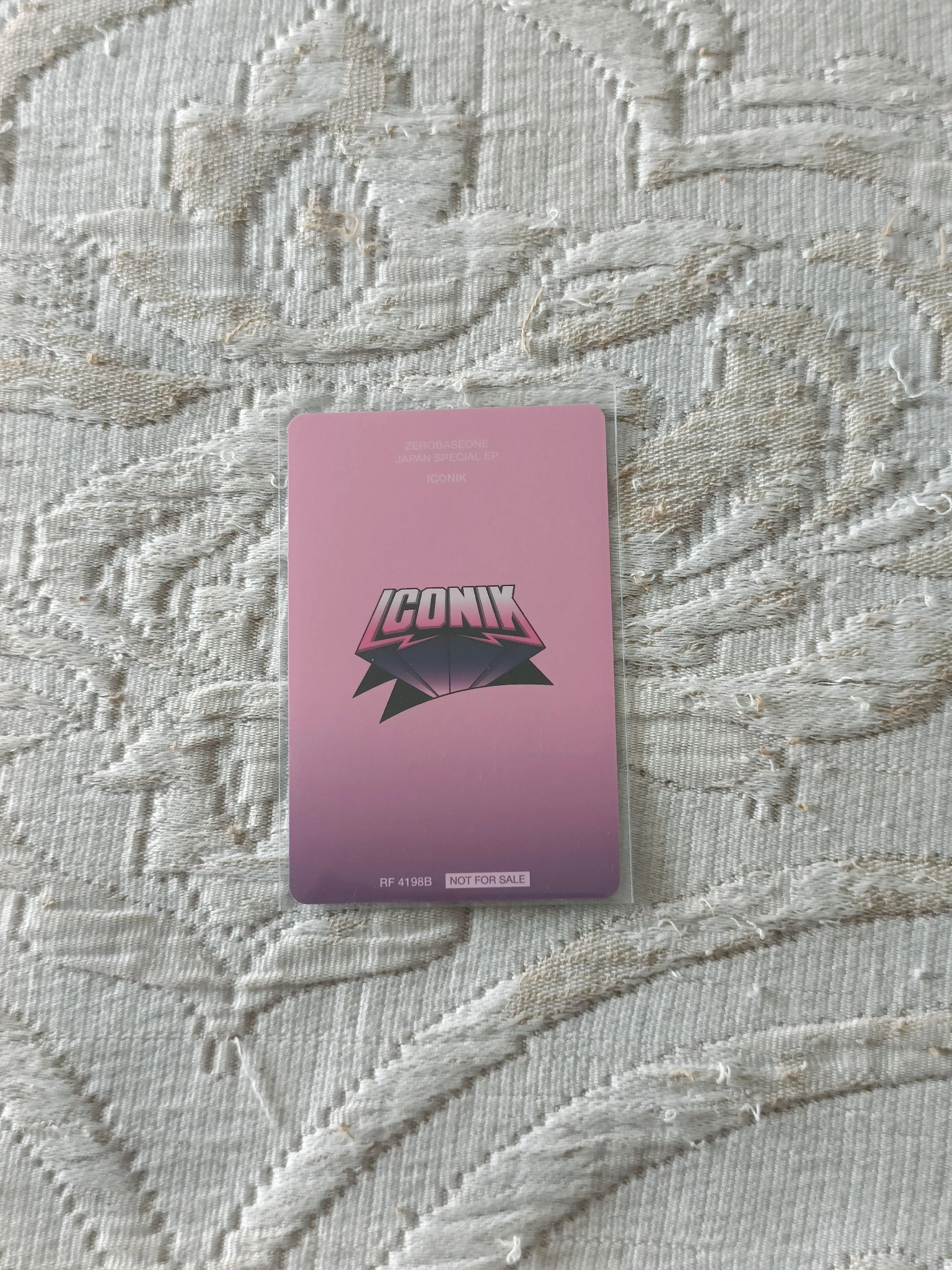ZEROBASEONE Jiwoong ZEROBASEONE - Jiwoong - Iconik Album album photocard standard version japanese album A version first press only listing photo 2