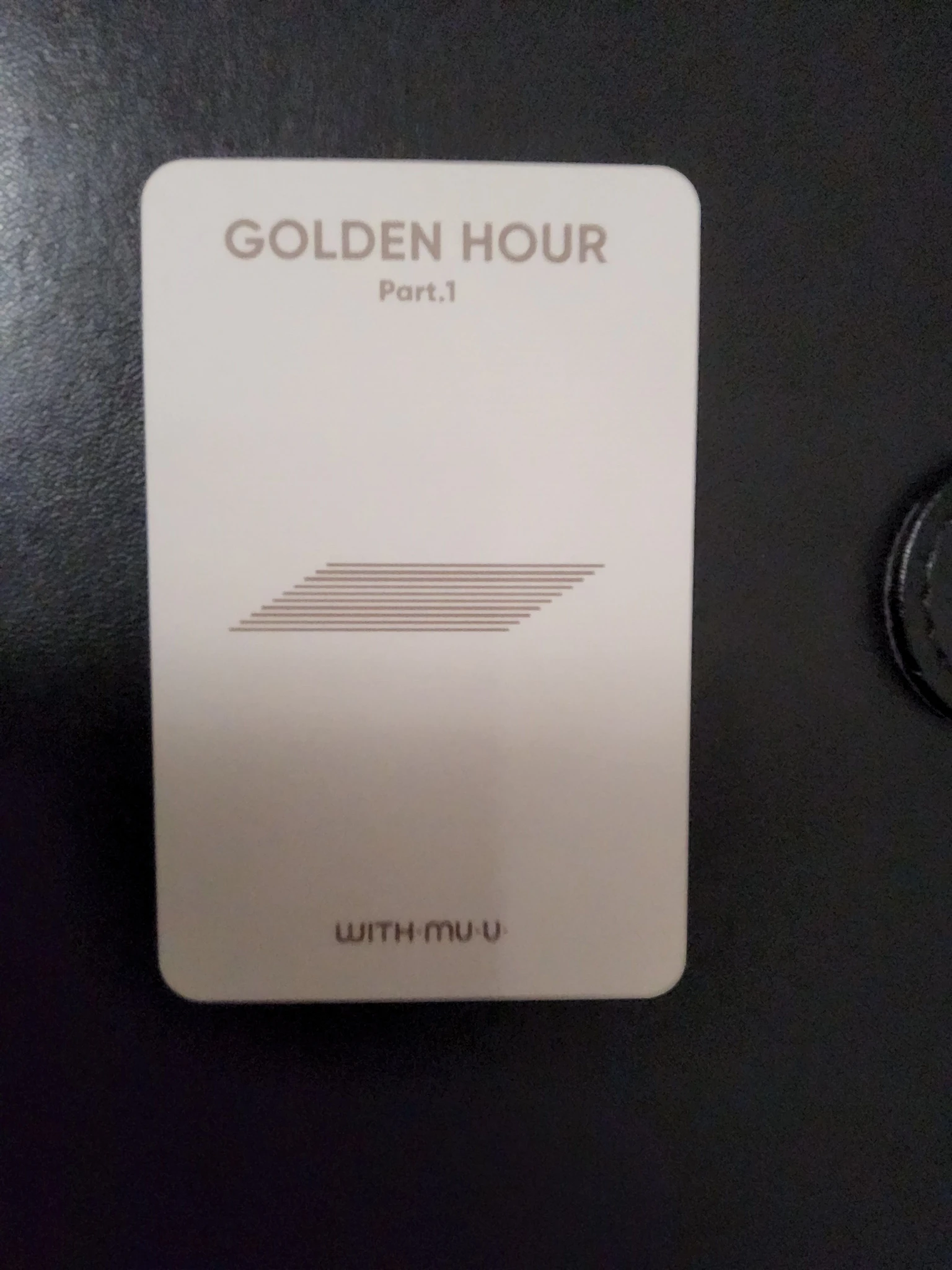 ATEEZ Yeosang ATEEZ - Yeosang - Golden Hour : Part.1 Album pob (pre-order benefit) listing photo 2