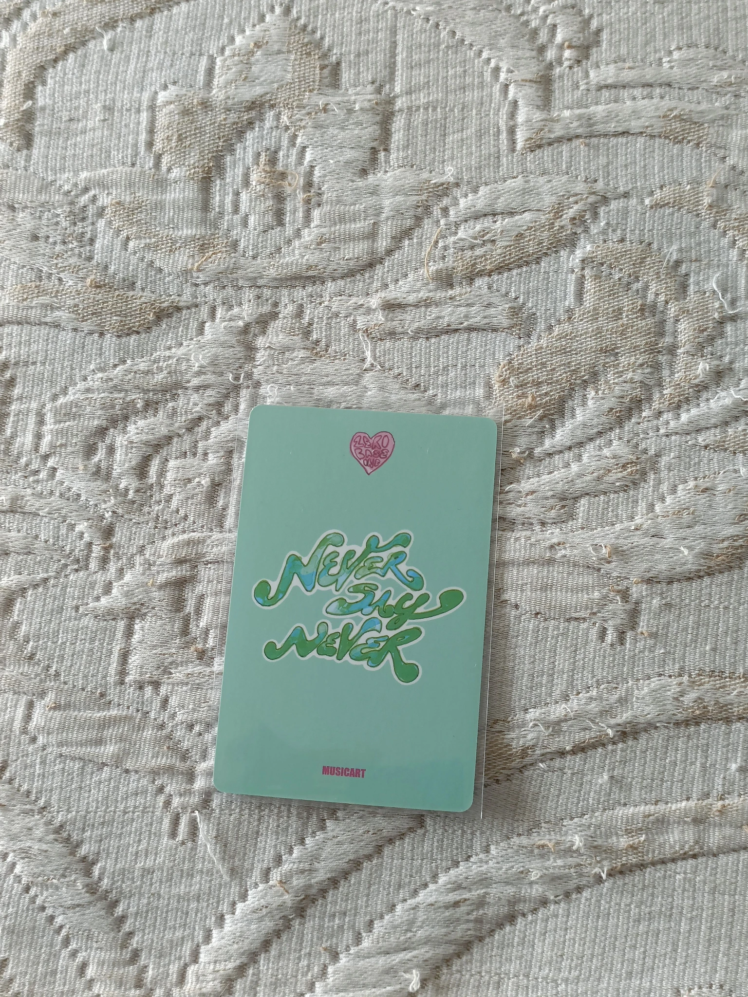 ZEROBASEONE Jiwoong ZEROBASEONE - Jiwoong - NEVER SAY NEVER Album musicart (music art) video call (fancall) listing photo 2