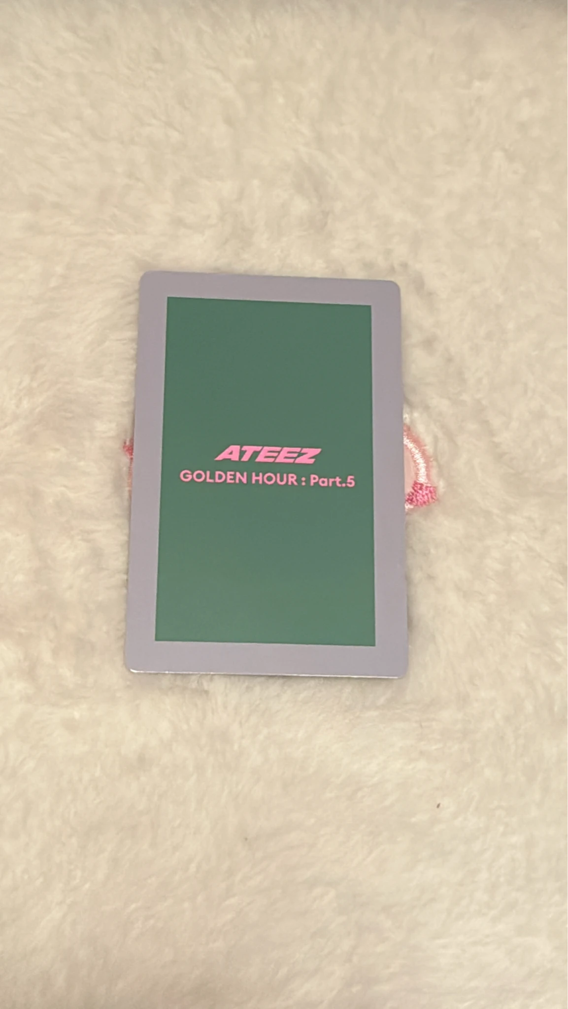 ATEEZ San ATEEZ - San - GOLDEN HOUR : Part.5 Album album photocard diary version version 2 listing photo 2