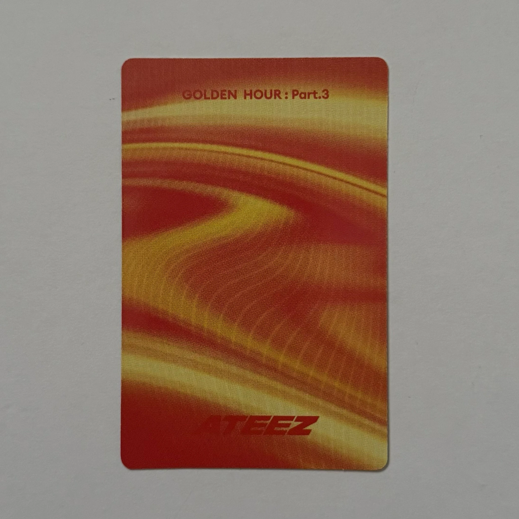 ATEEZ Jongho ATEEZ - Jongho - Golden Hour : Part.3 Album album photocard poca album image card version 1 listing photo 2