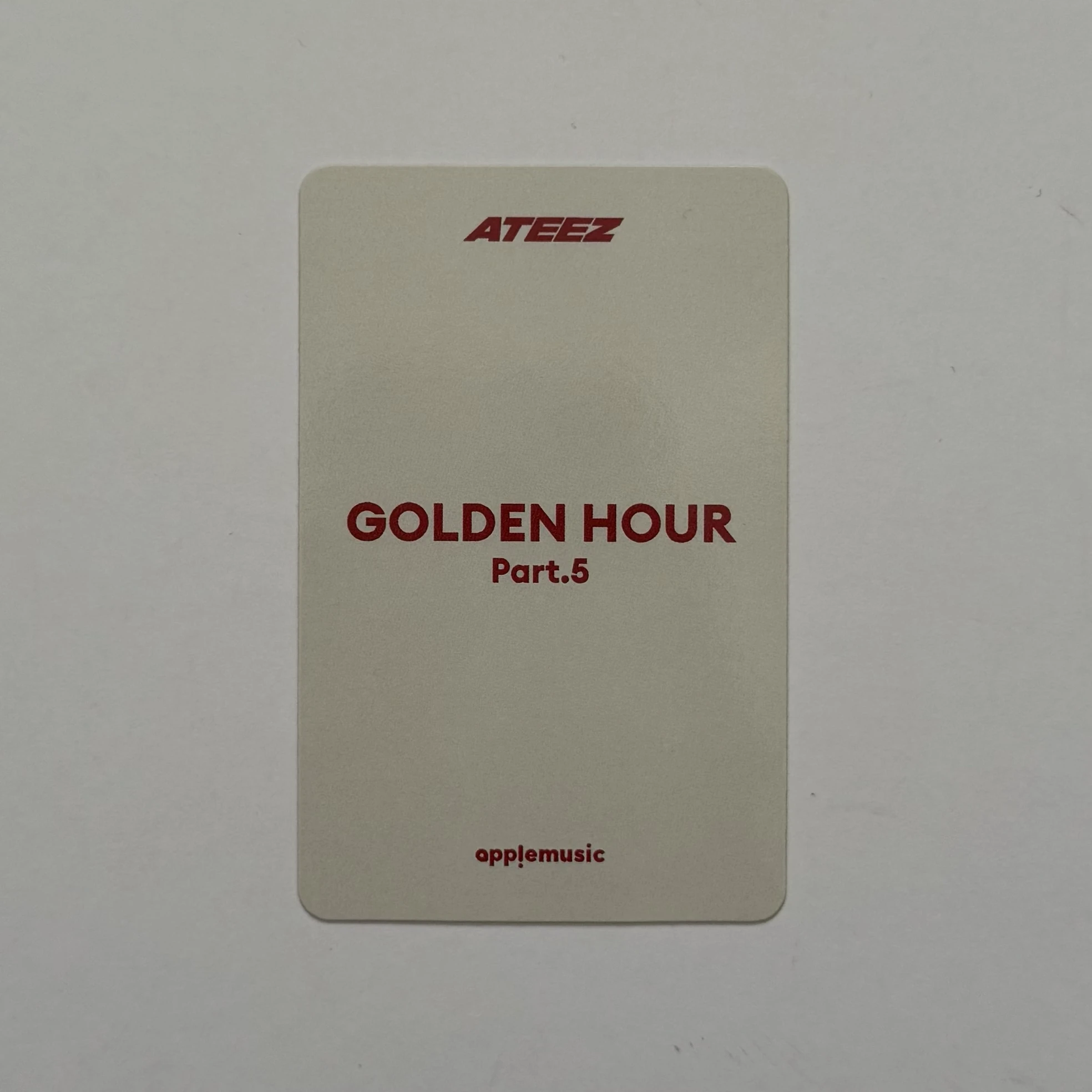 ATEEZ Yeosang ATEEZ - Yeosang - GOLDEN HOUR : Part.5 Album pob (pre-order benefit) apple music photobook version listing photo 2