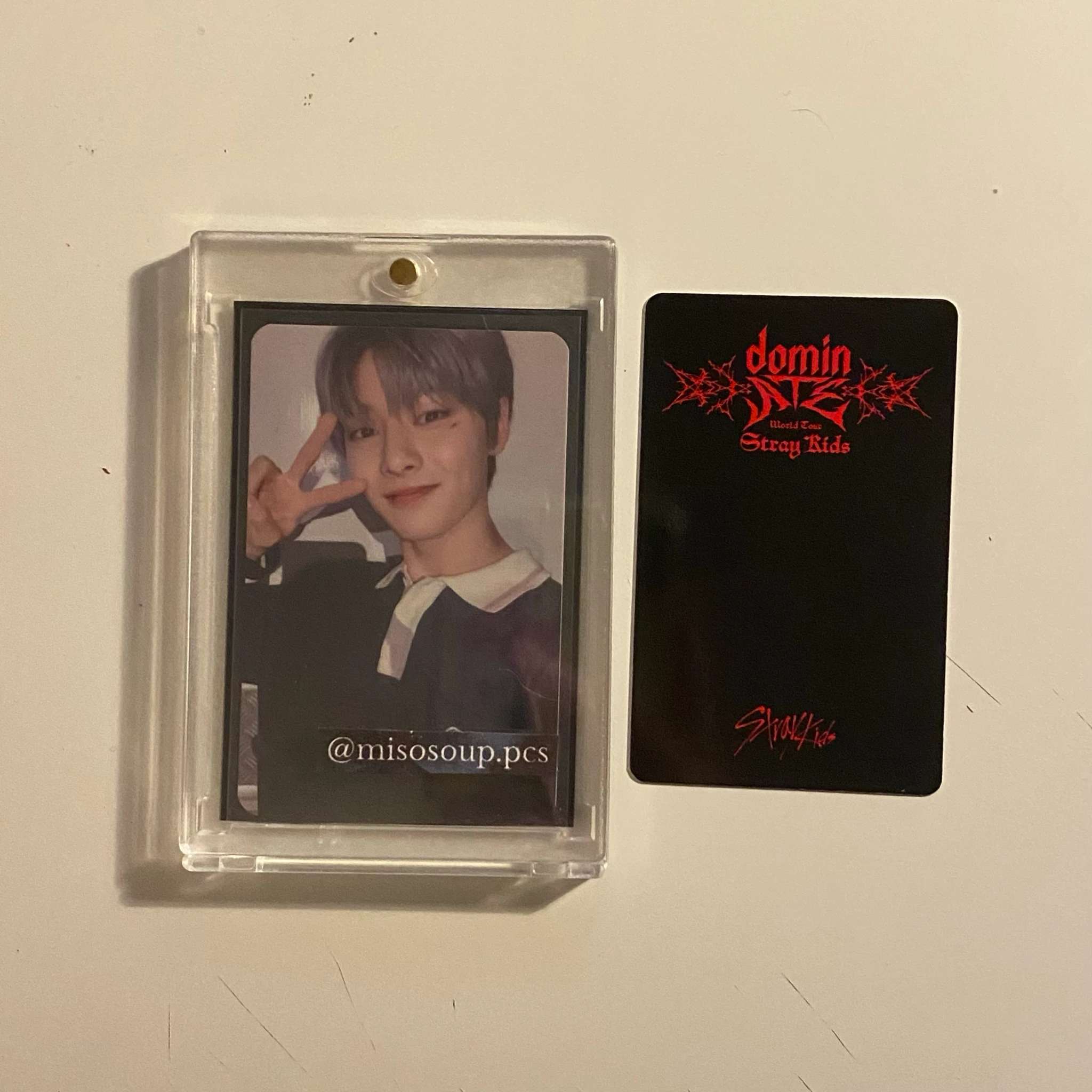 Stray Kids I.N Stray Kids - I.N - DominATE World Tour Event pre-order benefit (pob) jyp shop purchase benefit online listing photo 2