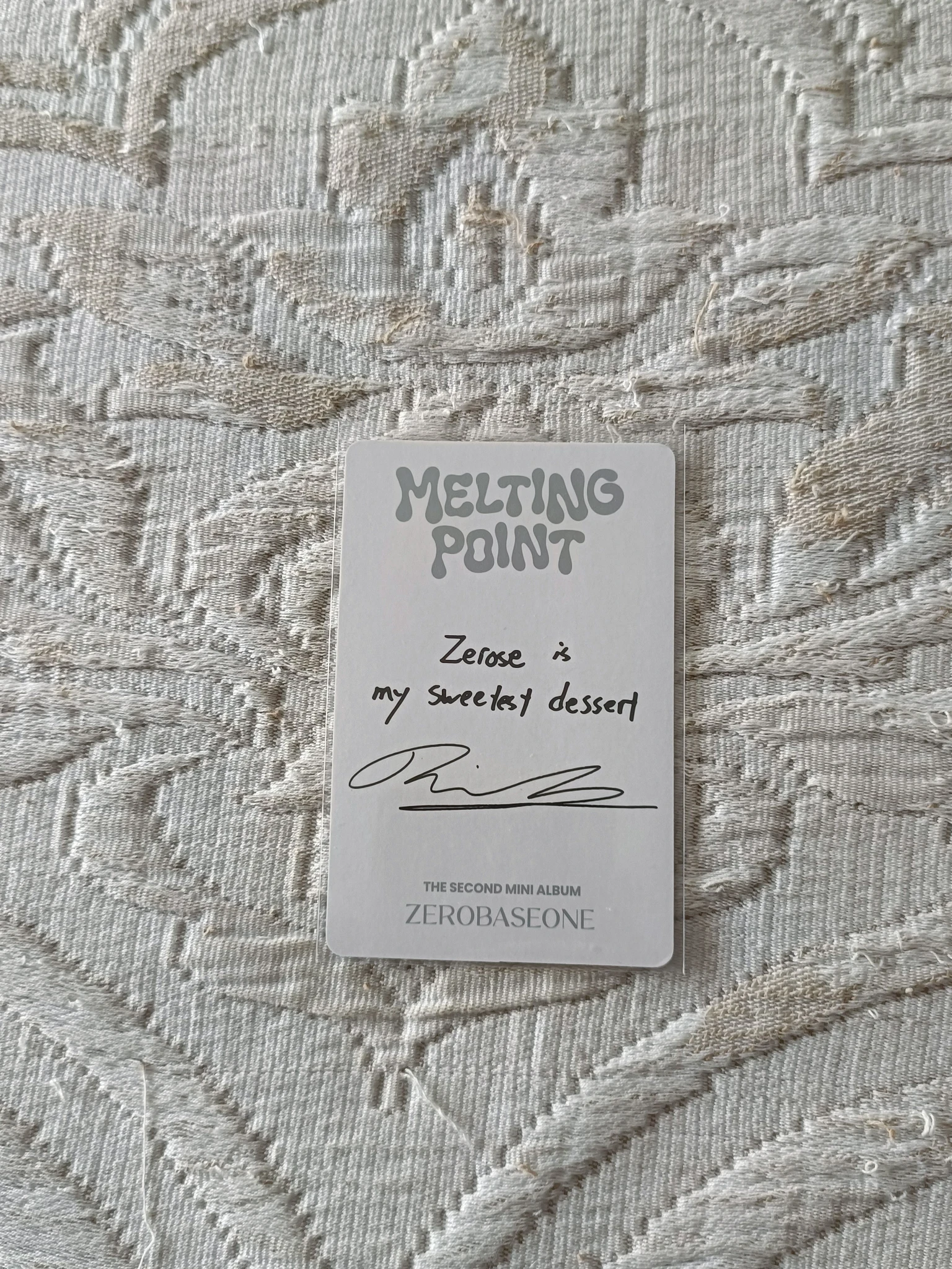 ZEROBASEONE Ricky ZEROBASEONE - Ricky - Melting Point Album album photocard digipack ver. listing photo 2