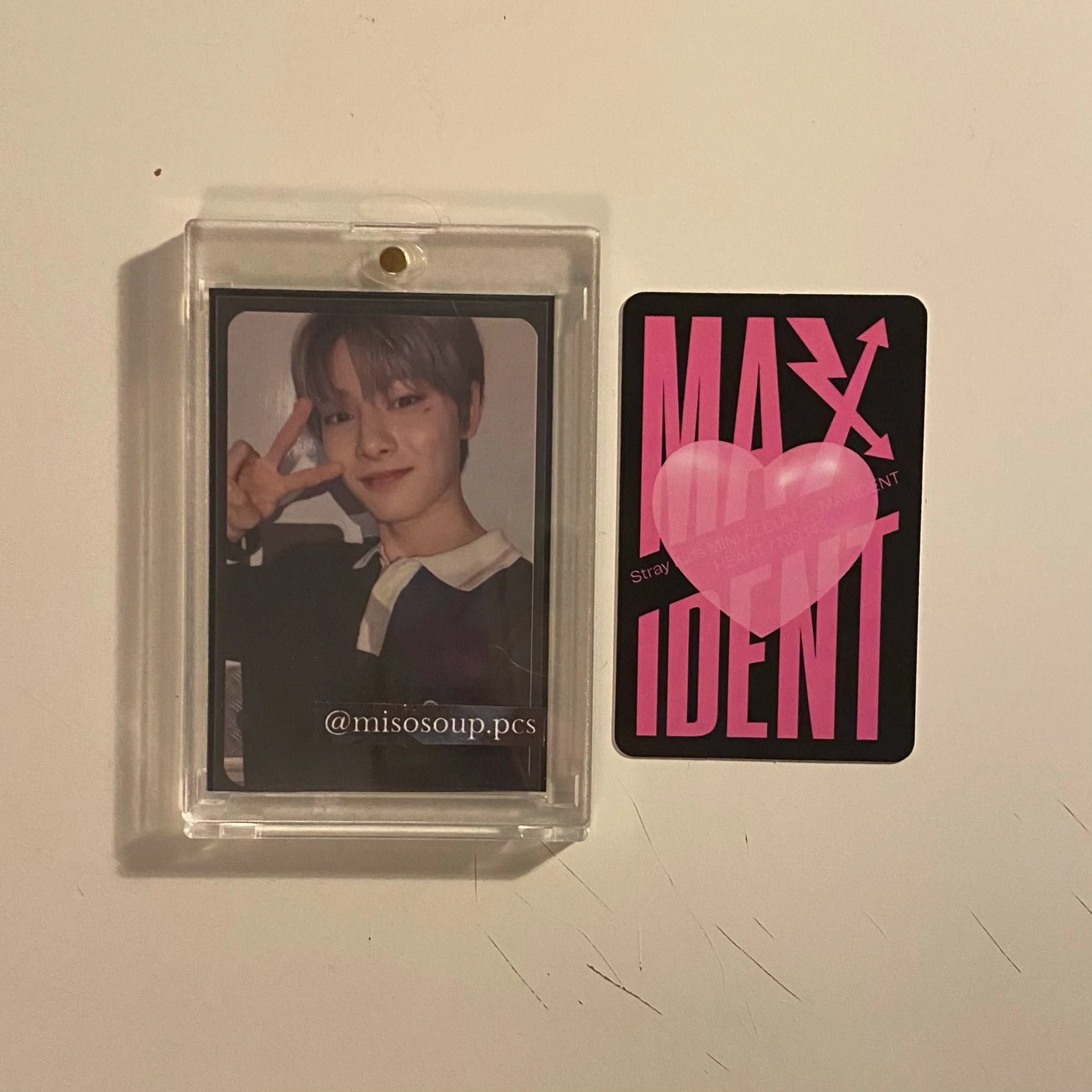 Stray Kids Seungmin Stray Kids - Seungmin - Maxident Album album photocard heart ver. listing photo 2