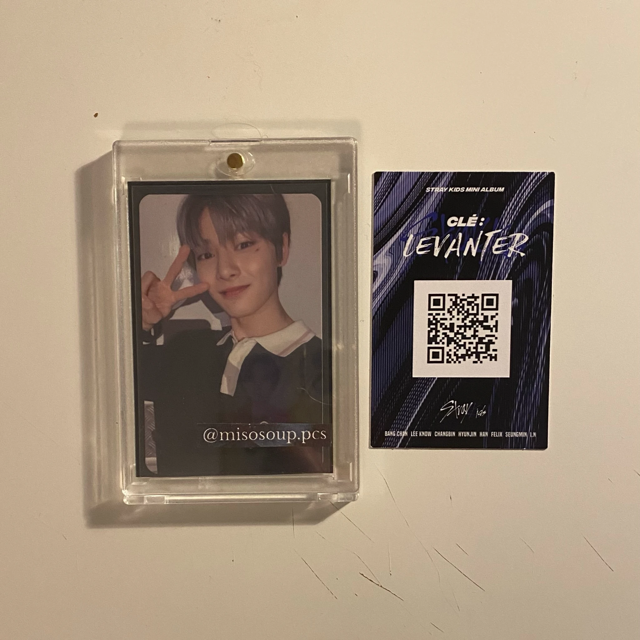 Stray Kids Changbin Stray Kids - Changbin - Clé: Levanter Album album photocard E version qr card listing photo 2
