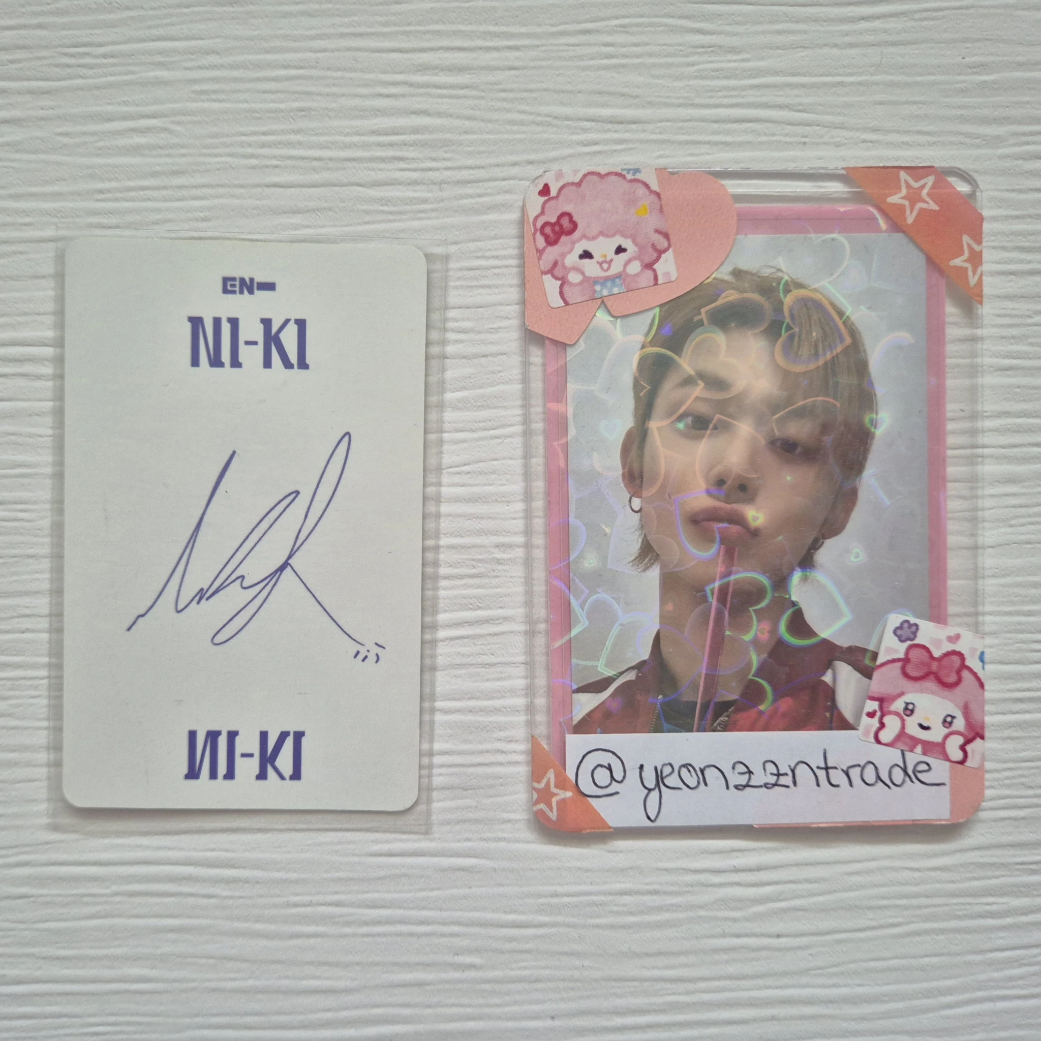 ENHYPEN Ni-ki ENHYPEN - Ni-ki - DIMENSION: DILEMMA Album album photocard korean album holographic (hologram) scylla version listing photo 2