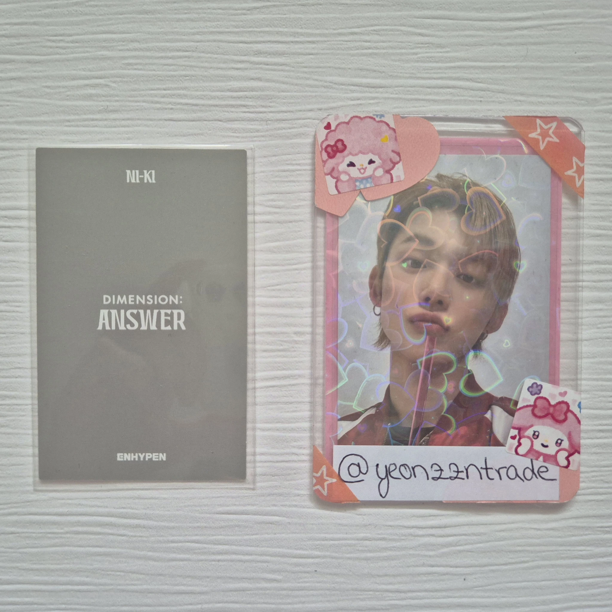 ENHYPEN Ni-ki ENHYPEN - Ni-ki - DIMENSION : ANSWER Album album photocard korean album no version listing photo 2