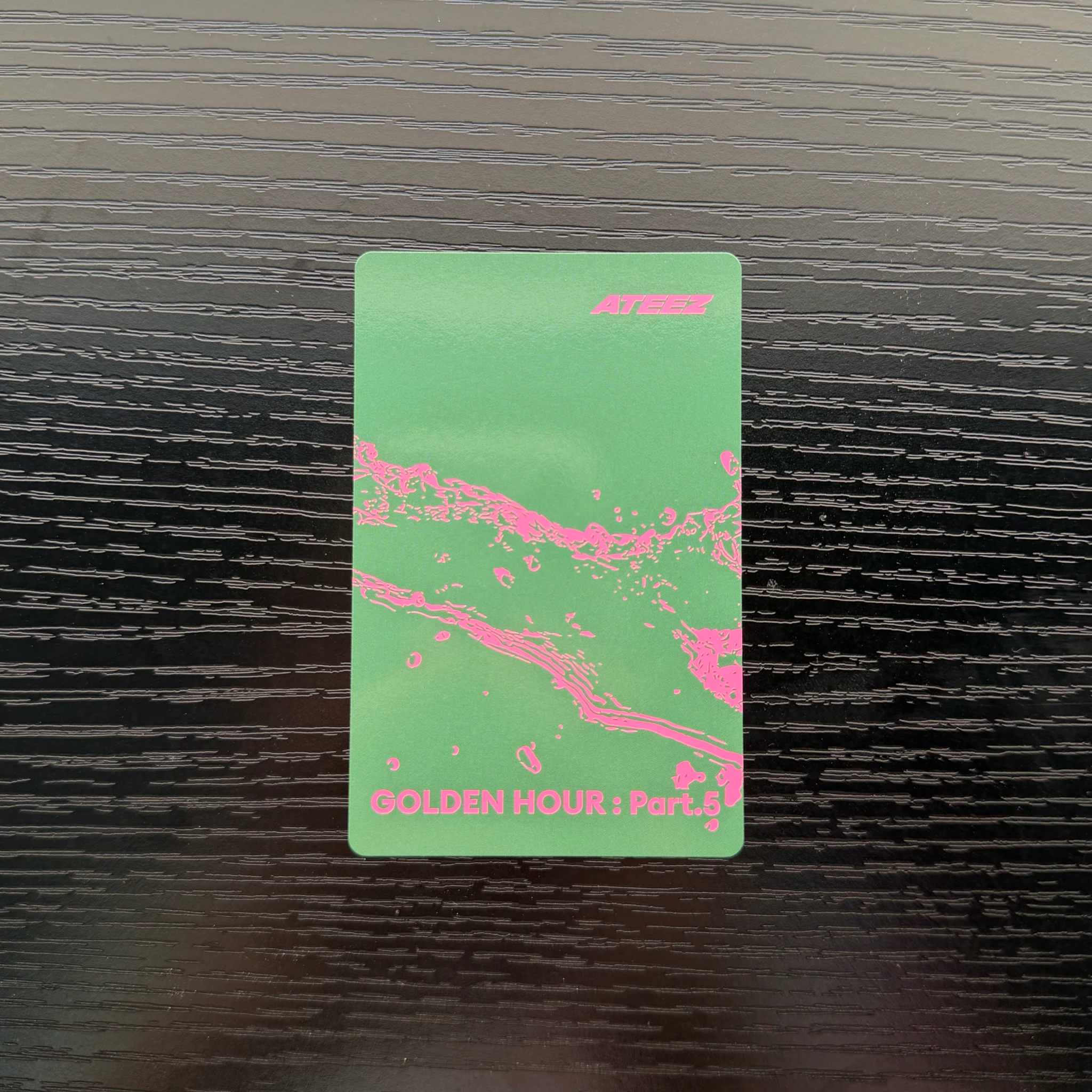 ATEEZ Wooyoung ATEEZ - Wooyoung - GOLDEN HOUR : Part.5 Album album photocard poca album Z version listing photo 2