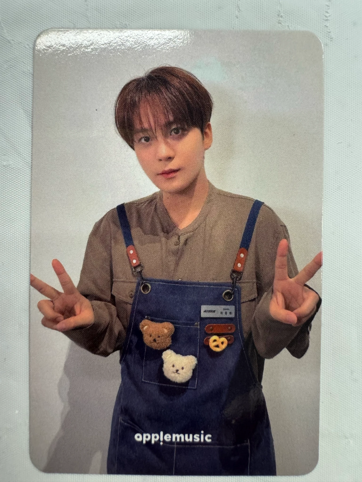 ATEEZ Jongho ATEEZ - Jongho - GOLDEN HOUR : Part.5 Album apple music round 2 double-sided video call (fancall) fansign listing photo 2