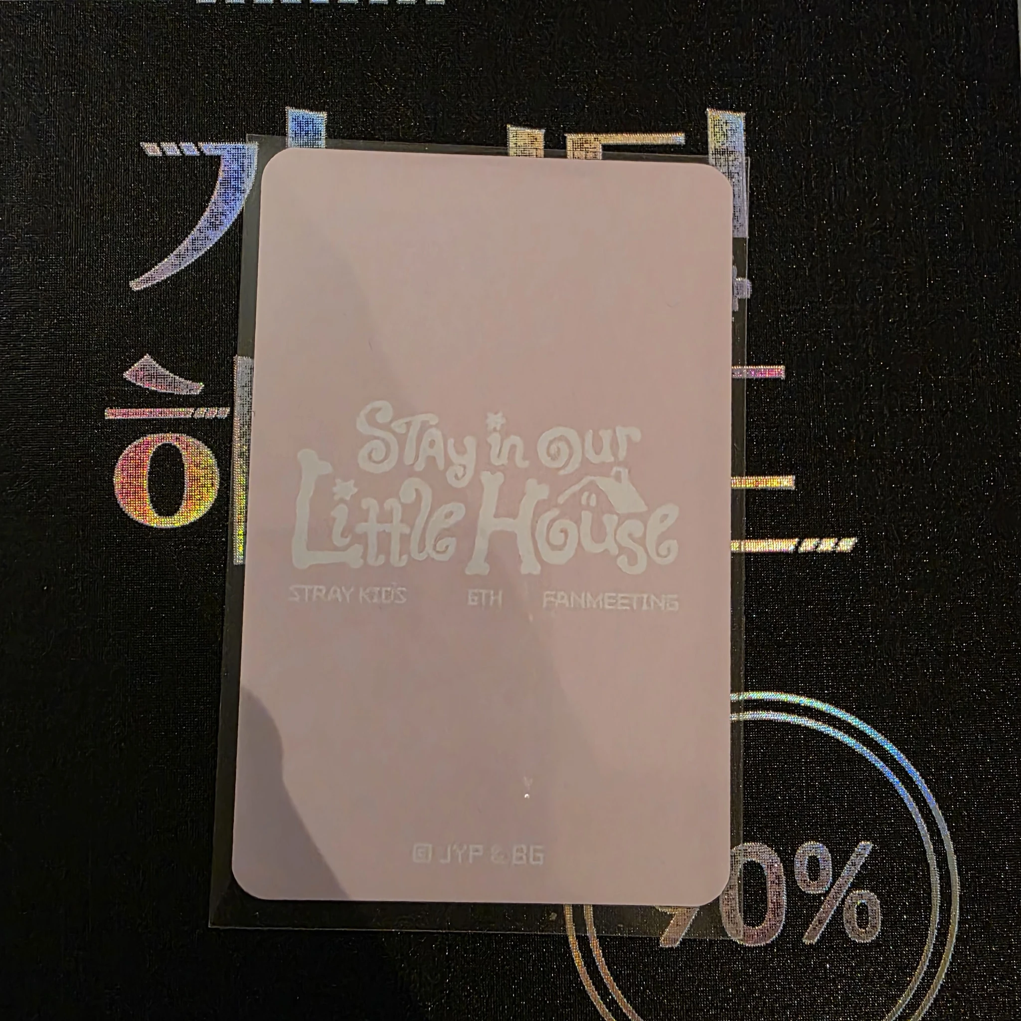 Stray Kids Felix Stray Kids - Felix - 6th Fanmeeting - STAY in Our Little House  Event B version box tape merch photocard photocard set listing photo 2