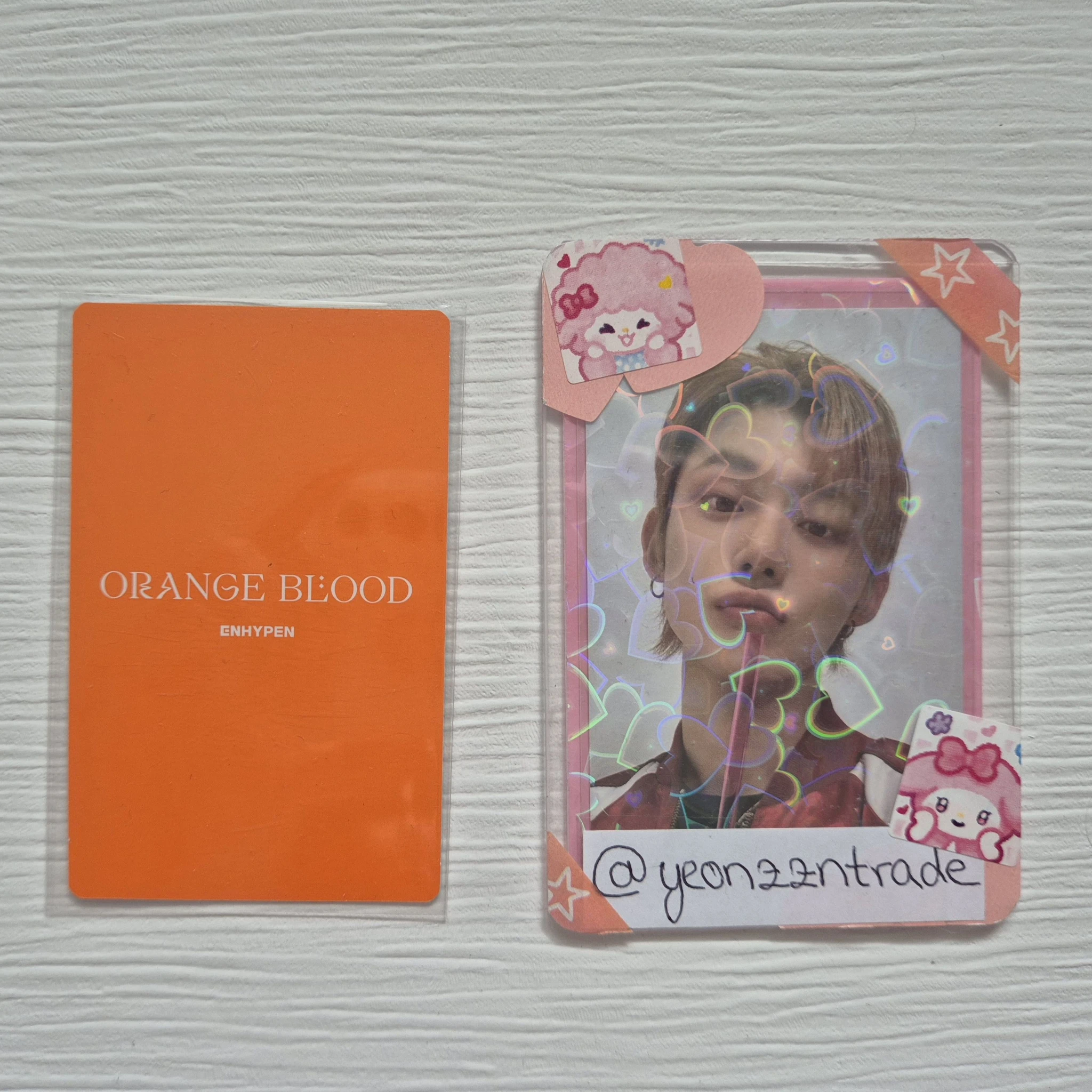 ENHYPEN Ni-ki ENHYPEN - Ni-ki - ORANGE BLOOD Album listing photo 2