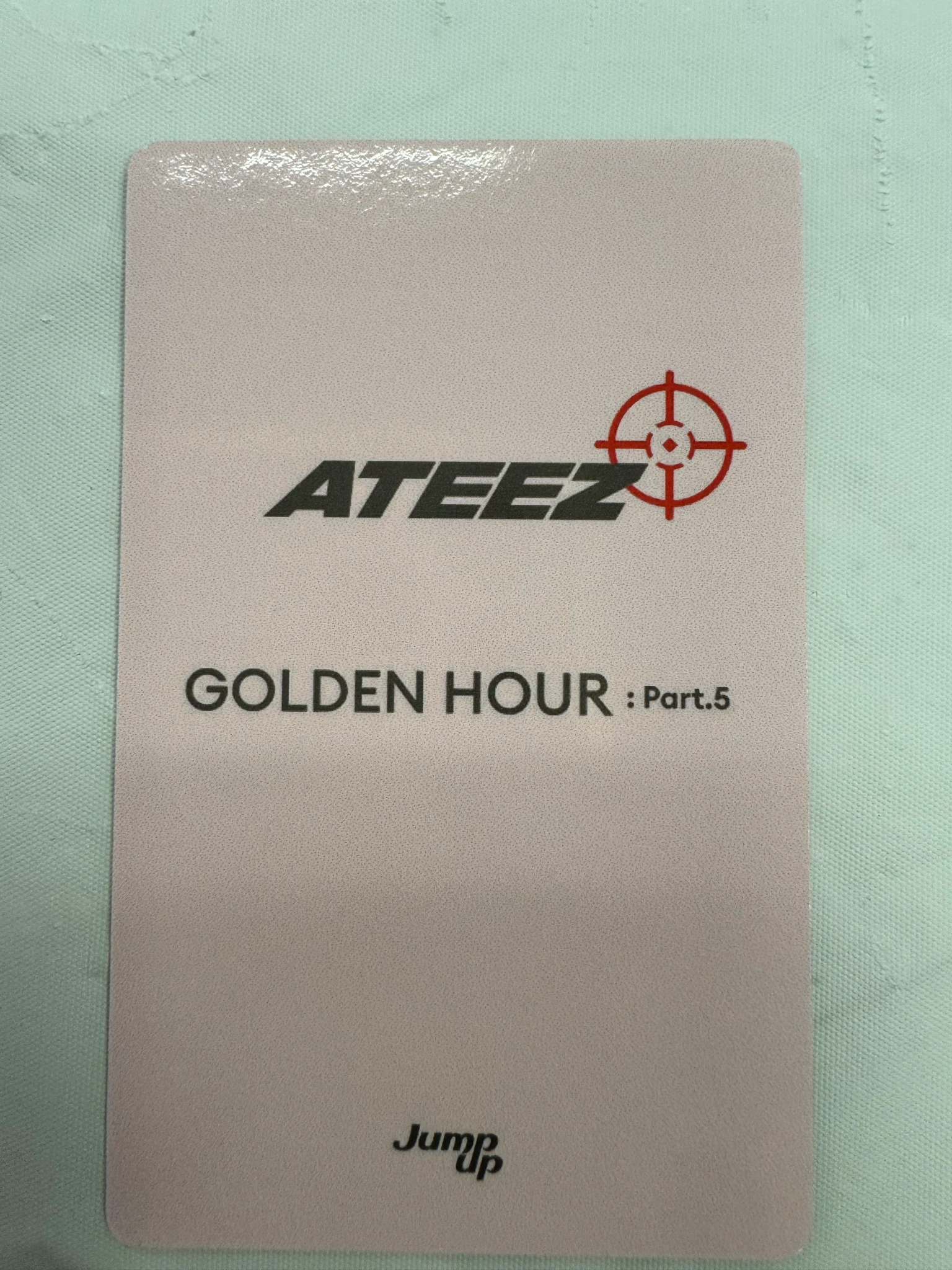 ATEEZ Wooyoung ATEEZ - Wooyoung - GOLDEN HOUR : Part.5 Album jump up lucky draw (LD) version 1 listing photo 2