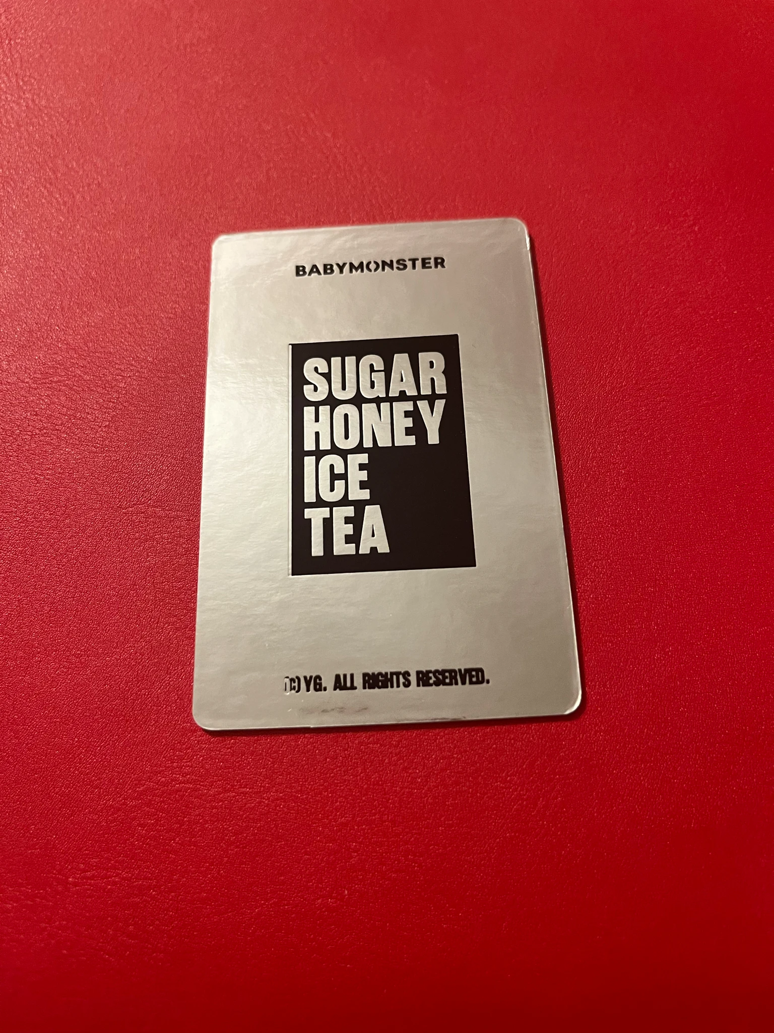 BABYMONSTER Chiquita BABYMONSTER - Chiquita - SUGAR HONEY ICE TEA Album trading card merch photocard D version listing photo 2