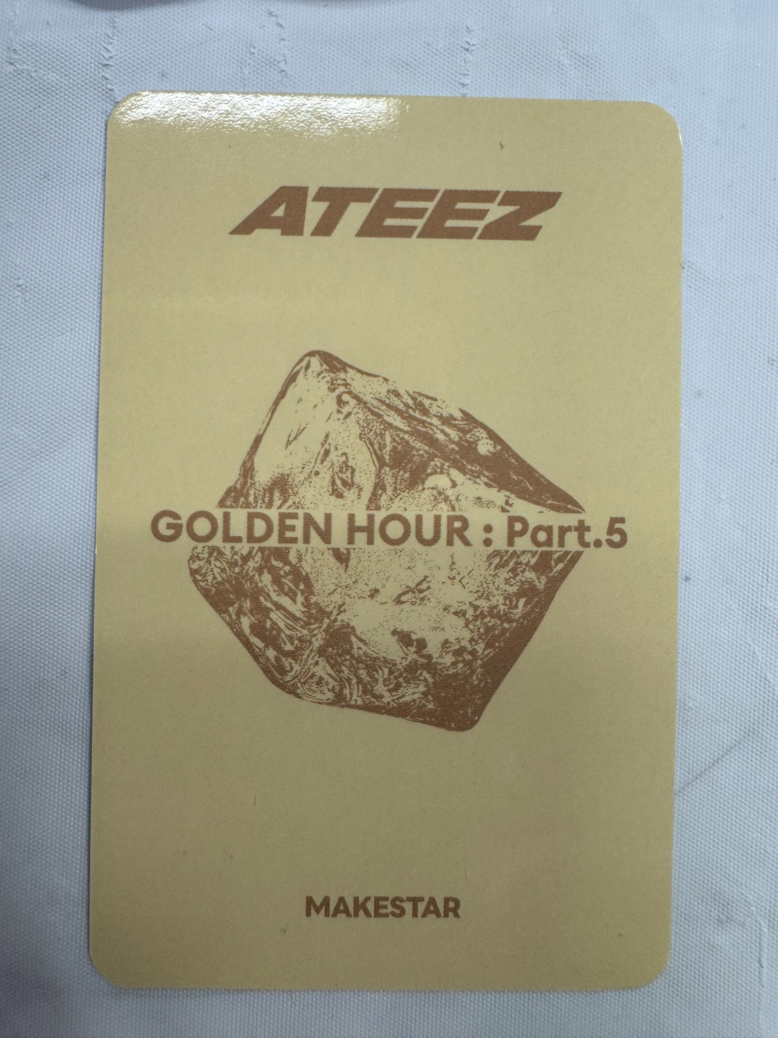 ATEEZ Yeosang ATEEZ - Yeosang - GOLDEN HOUR : Part.5 Album makestar video call/fancall round 3 listing photo 2