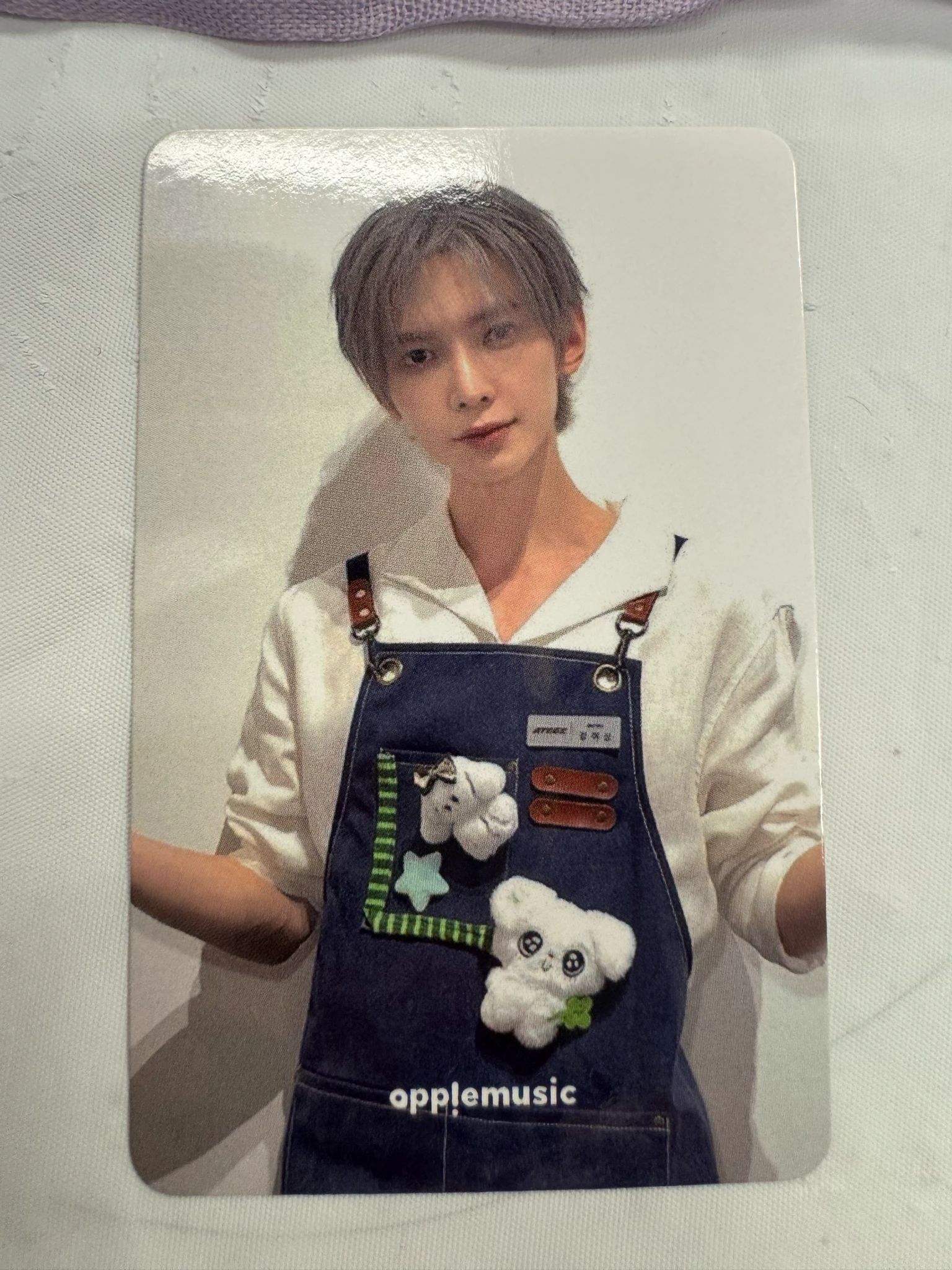 ATEEZ Yeosang ATEEZ - Yeosang - GOLDEN HOUR : Part.5 Album fansign apple music round 3 double-sided listing photo 2