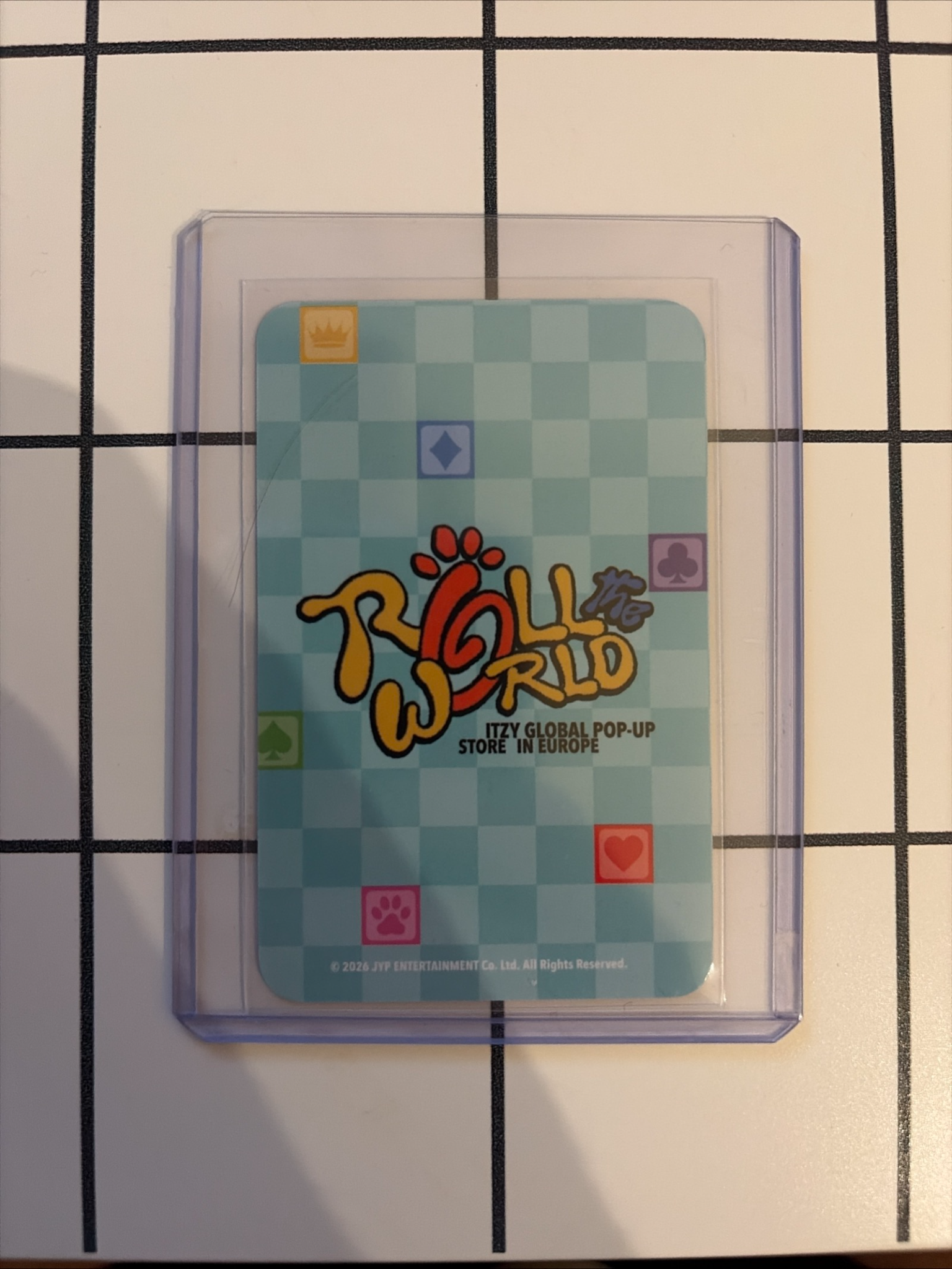 ITZY Yeji ITZY - Yeji - ITZY X TWINZY GLOBAL POP-UP STORE "ROLL THE WORLD" Event merch photocard purchase benefit twinzy listing photo 2