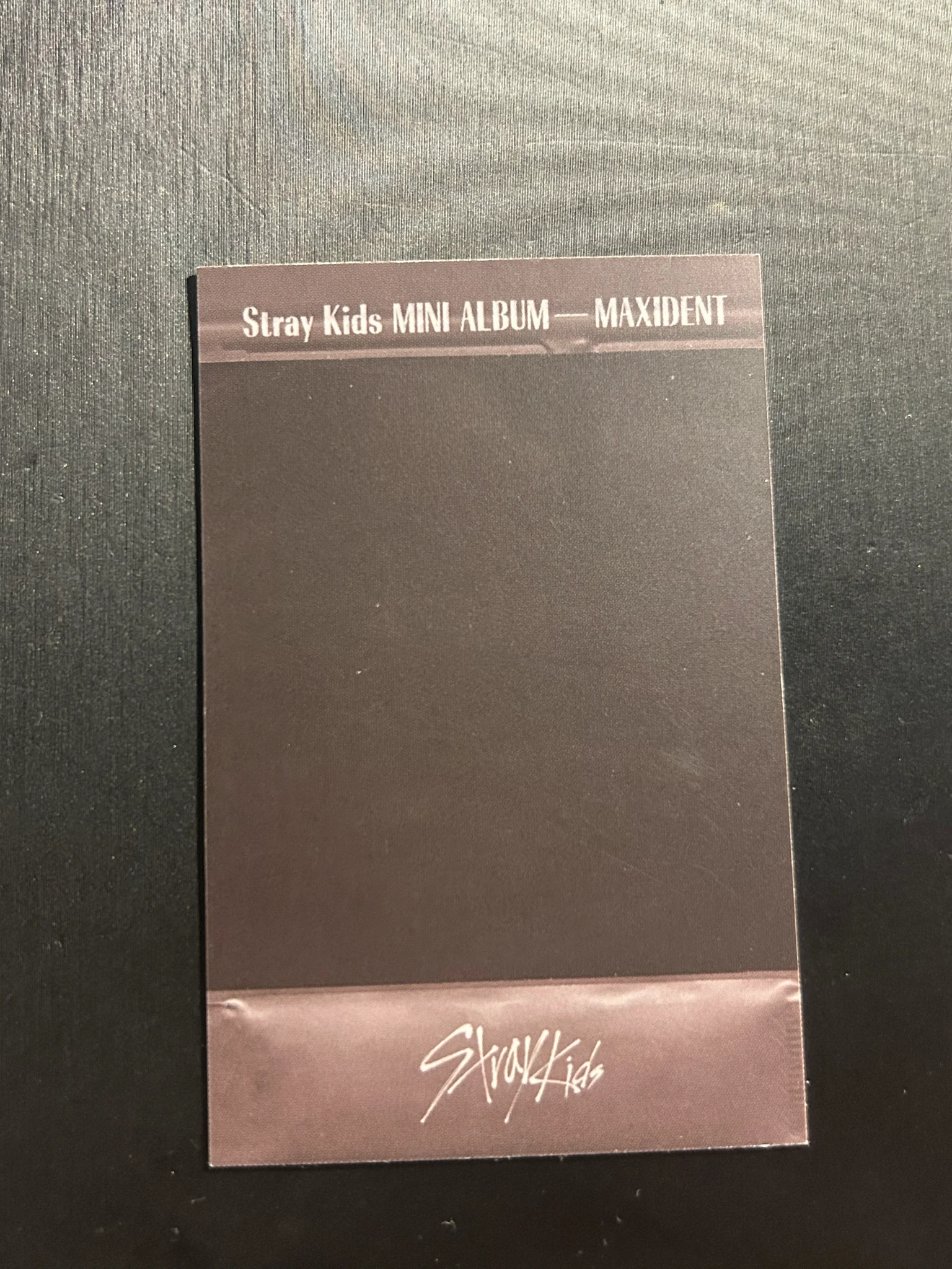 Stray Kids Lee Know Stray Kids - Lee Know - Maxident Album pre-order benefit polaroid listing photo 2