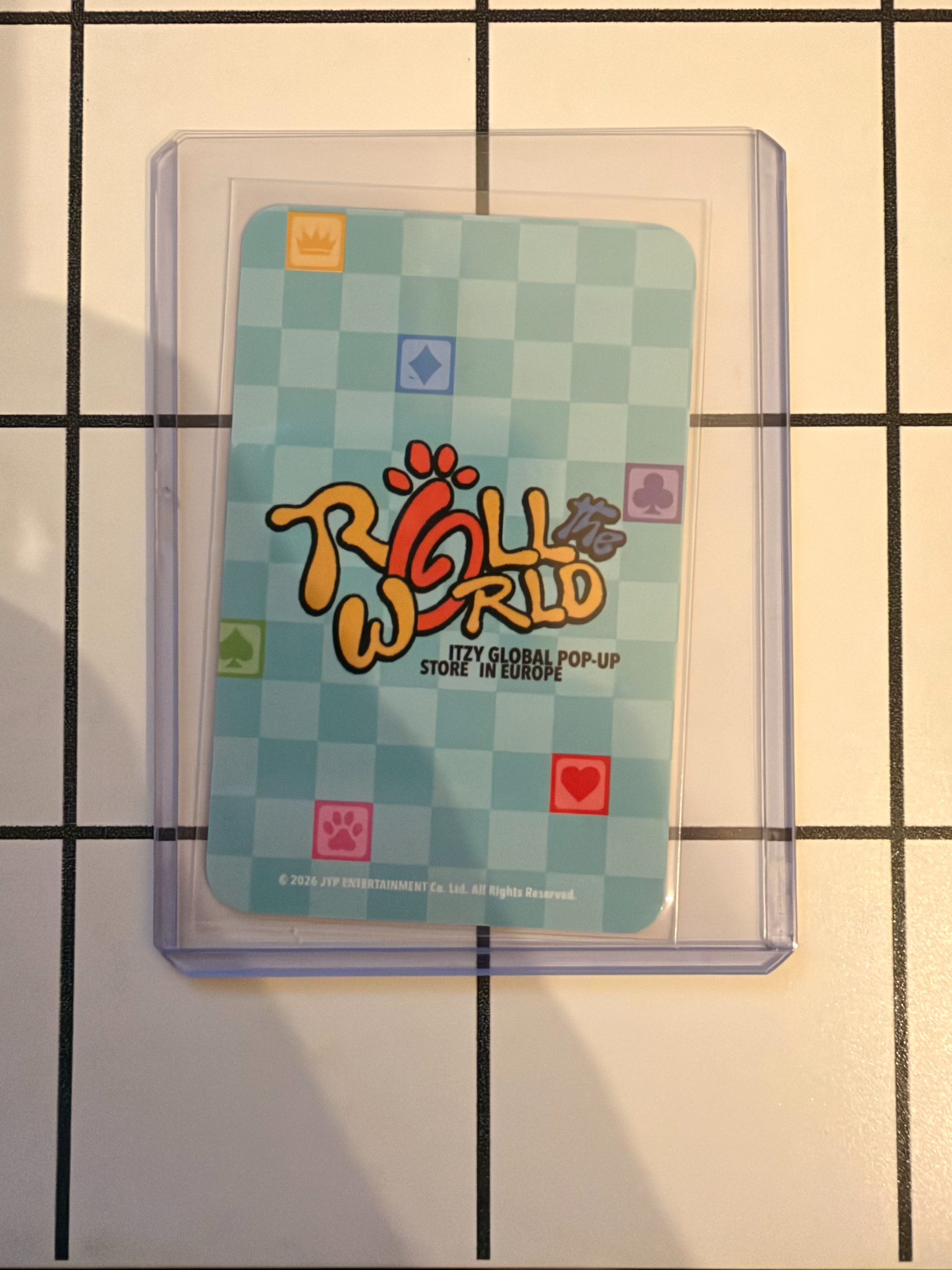ITZY Ryujin ITZY - Ryujin - ITZY X TWINZY GLOBAL POP-UP STORE "ROLL THE WORLD" Event merch photocard purchase benefit twinzy listing photo 2