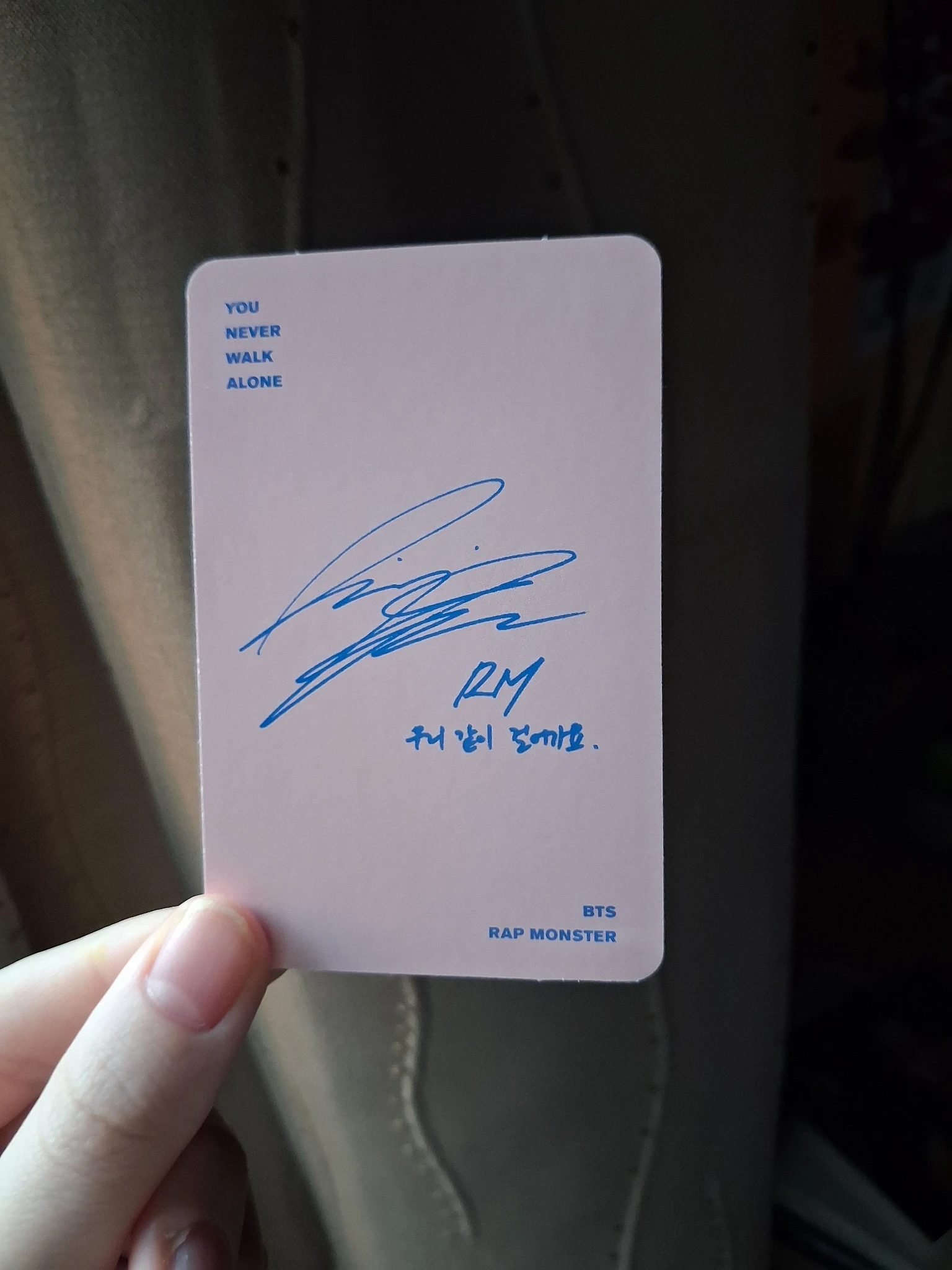 BTS RM BTS - RM - You Never Walk Alone Album album photocard listing photo 2