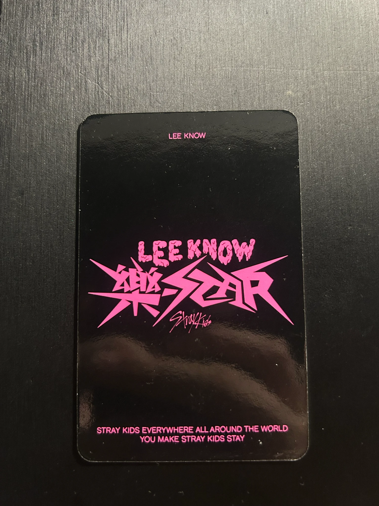 Stray Kids Lee Know Stray Kids - Lee Know - ROCK-STAR Album postcard version album photocard listing photo 2