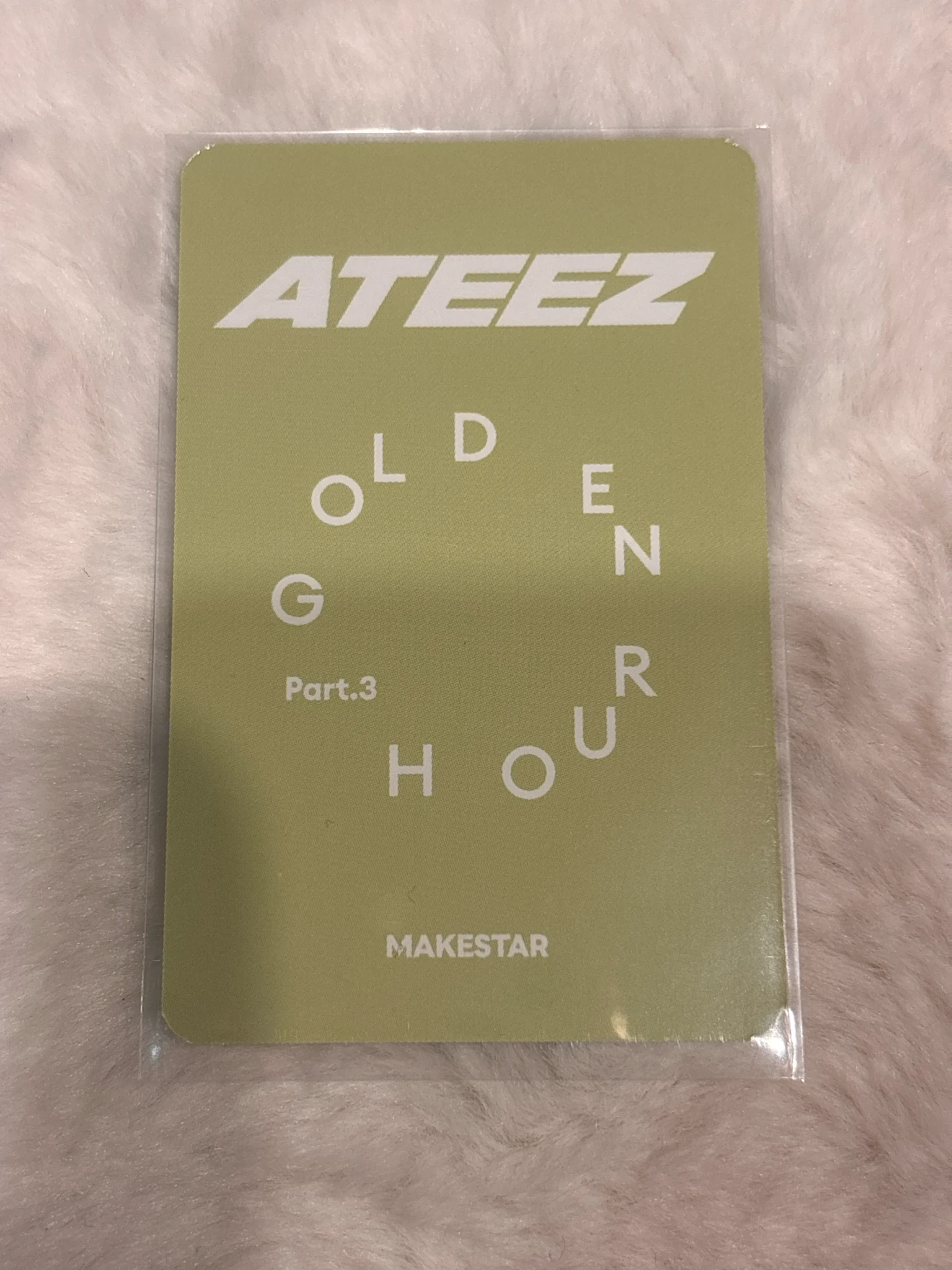 ATEEZ Hongjoong ATEEZ - Hongjoong - Golden Hour : Part.3 Album makestar dinosaur ver listing photo 2