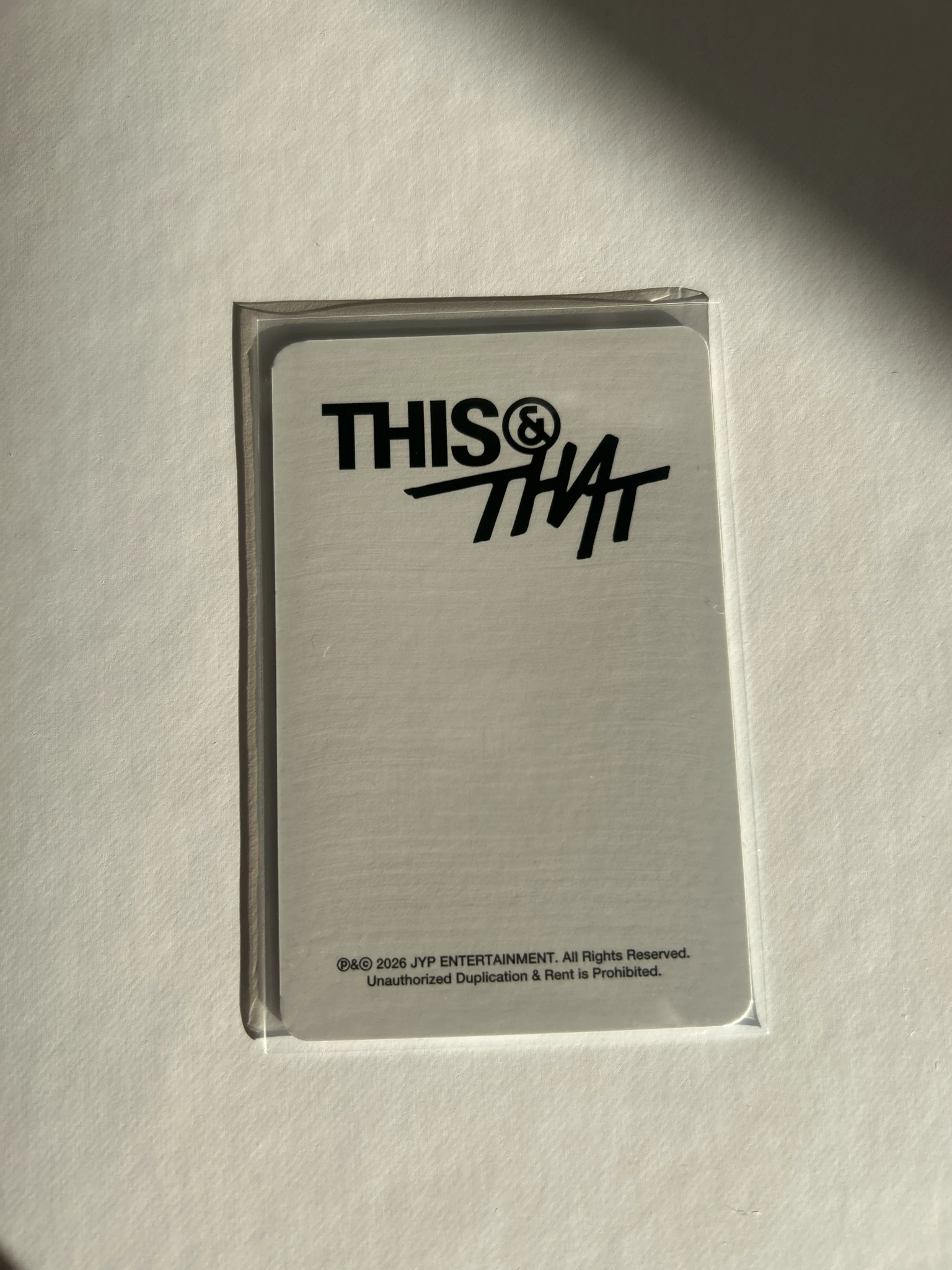 Stray Kids HAN Stray Kids - HAN - THIS & THAT Album pob (pre-order benefit) soundwave listing photo 2