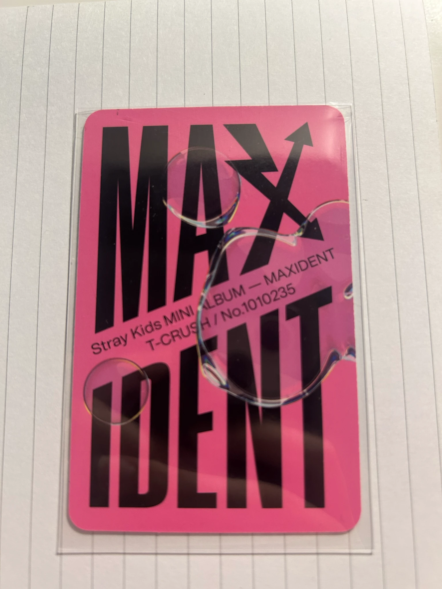 Stray Kids I.N Stray Kids - I.N - Maxident Album album photocard listing photo 2