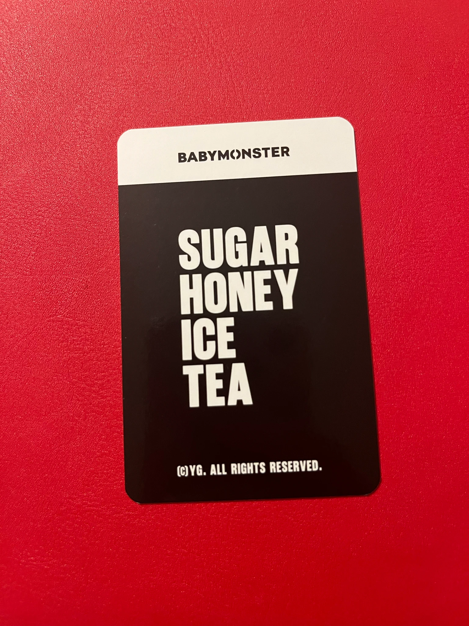 BABYMONSTER Ruka BABYMONSTER - Ruka - SUGAR HONEY ICE TEA Album trading card merch photocard A version listing photo 2