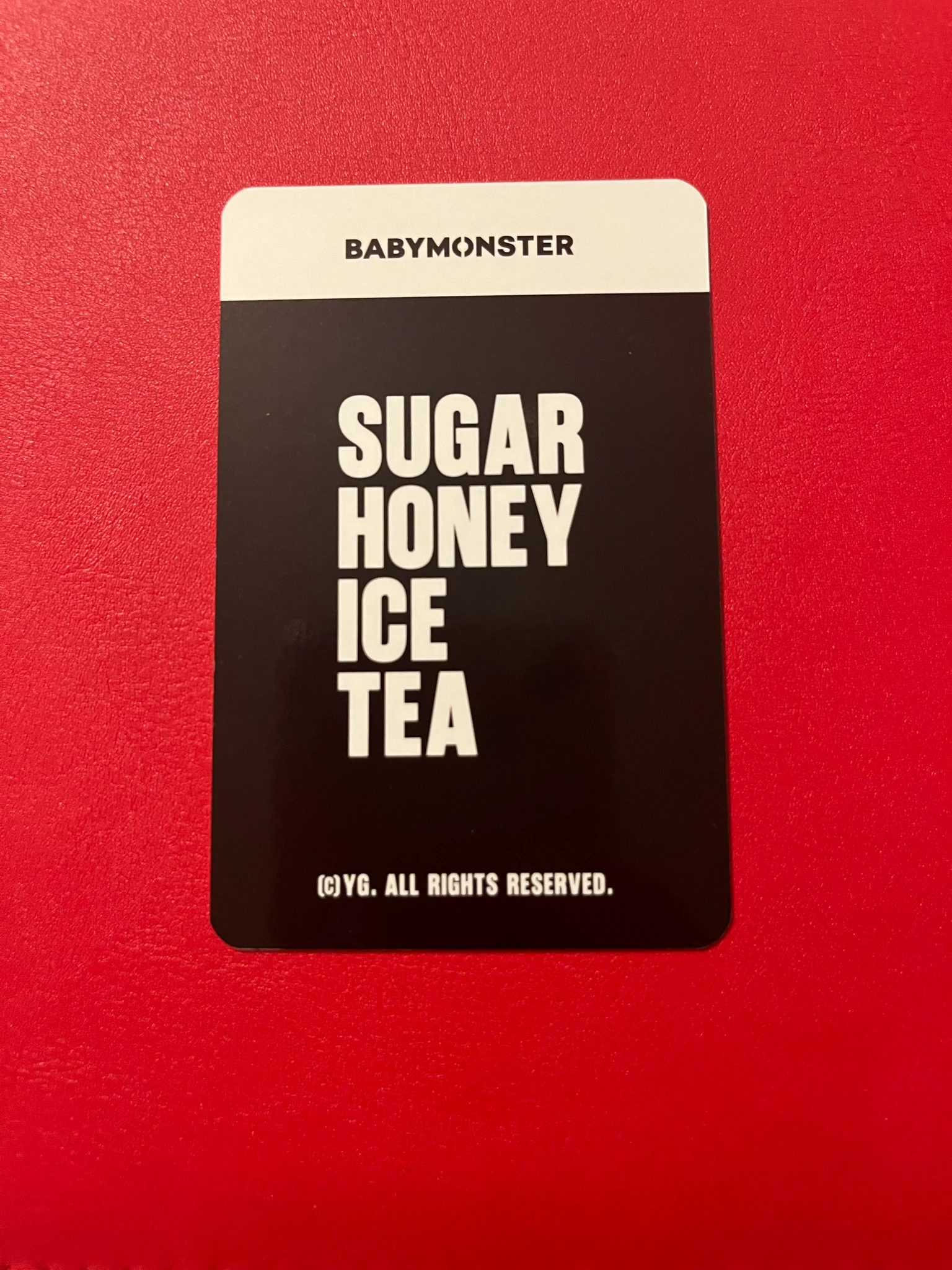 BABYMONSTER Ruka BABYMONSTER - Ruka - SUGAR HONEY ICE TEA Album trading card merch photocard A version listing photo 2