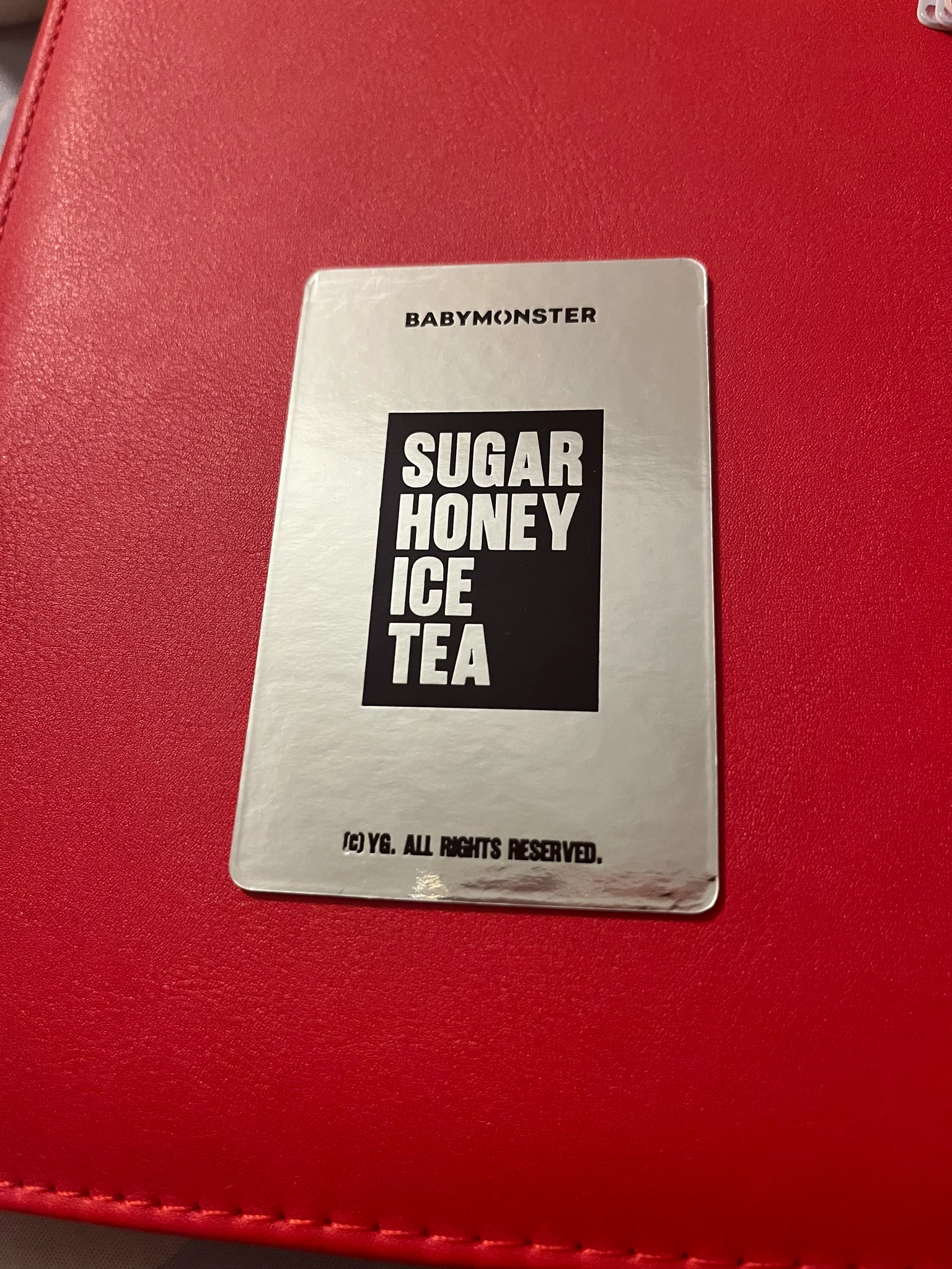 BABYMONSTER Rora BABYMONSTER - Rora - SUGAR HONEY ICE TEA Album trading card merch photocard D version listing photo 2