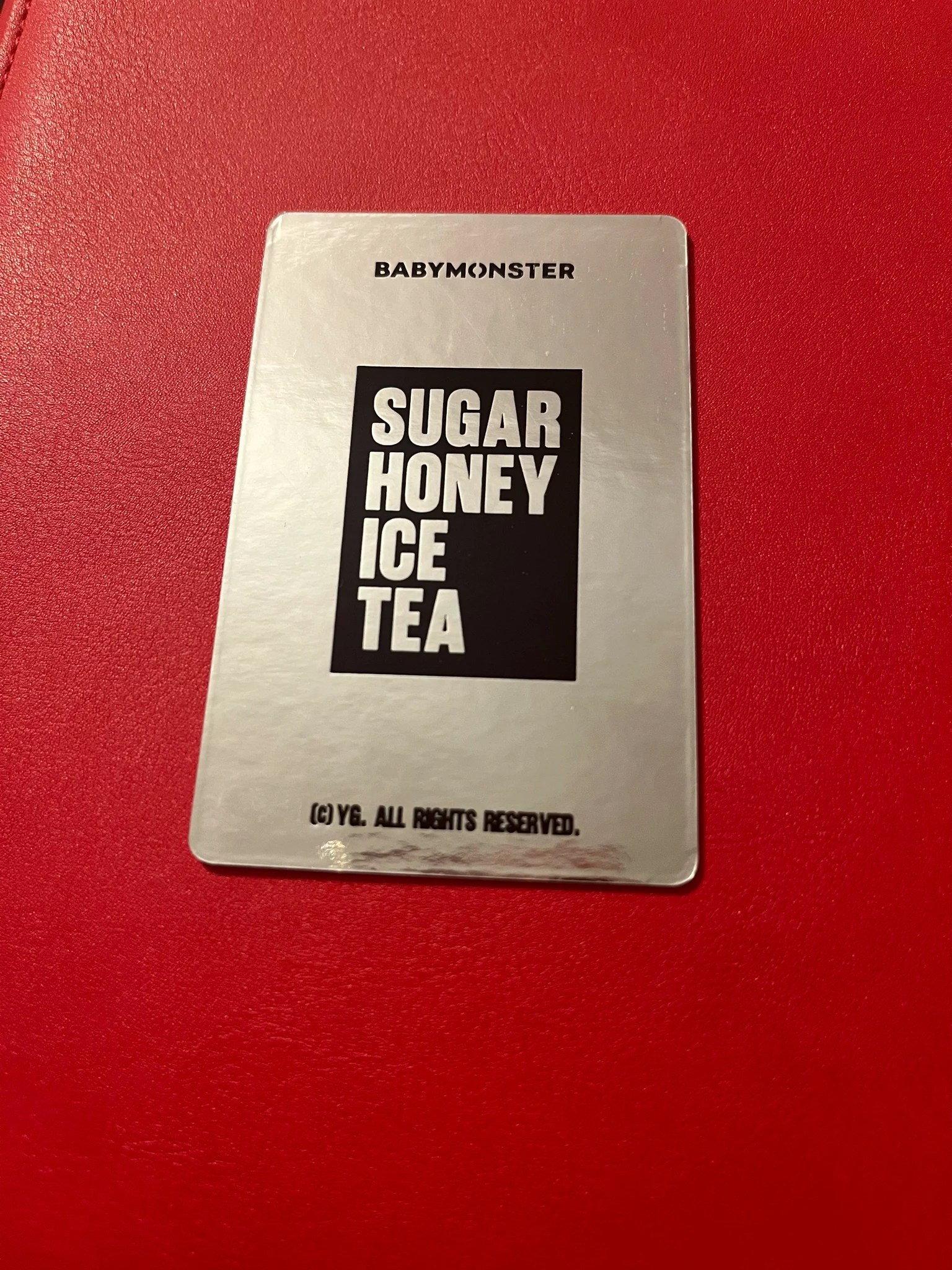 BABYMONSTER Rora BABYMONSTER - Rora - SUGAR HONEY ICE TEA Album trading card merch photocard D version listing photo 2