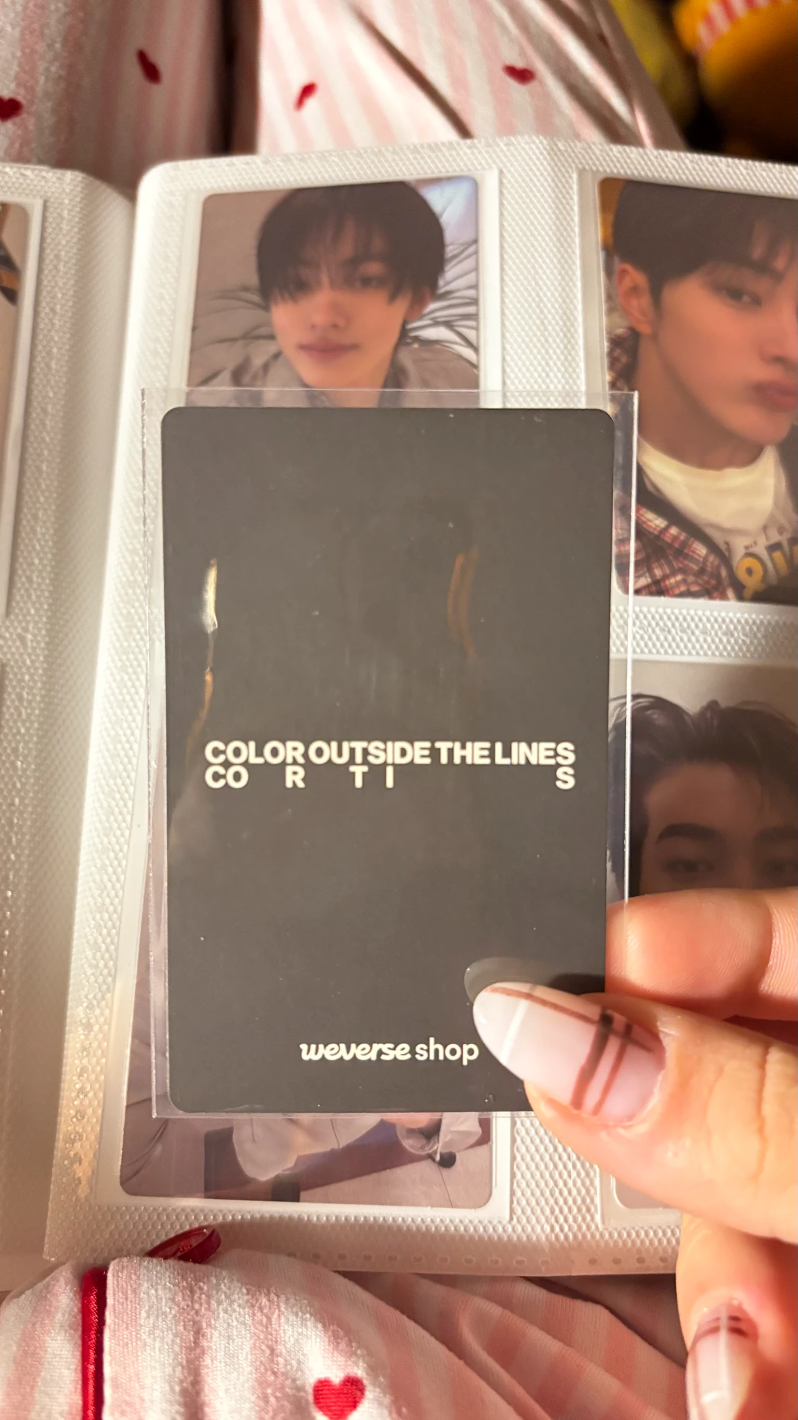 CORTIS Juhoon CORTIS - Juhoon - COLOR OUTSIDE THE LINES  Album weverse fansign pre-order benefit (pob) listing photo 2