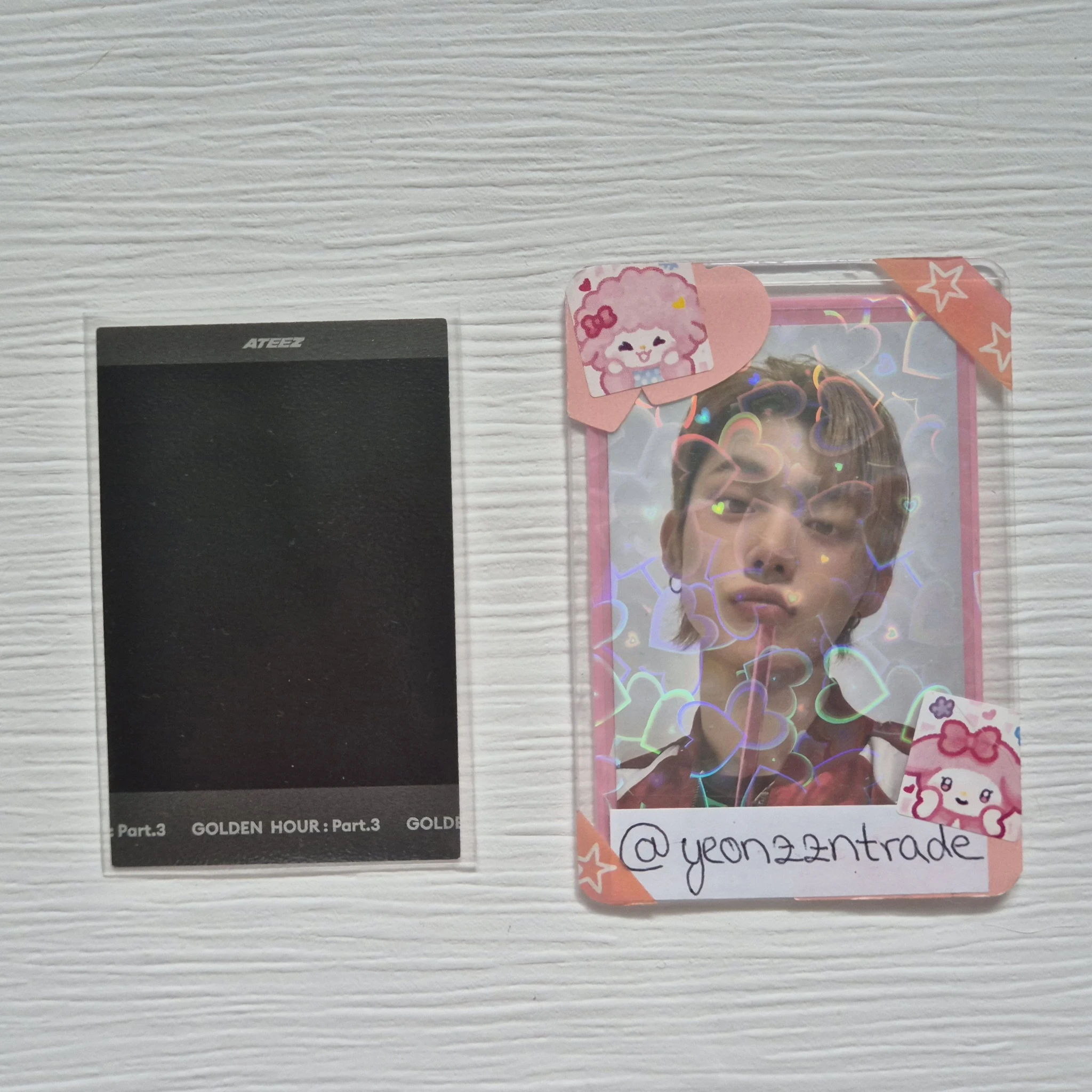 ATEEZ Hongjoong ATEEZ - Hongjoong - Golden Hour : Part.3 Album polaroid poca album listing photo 2