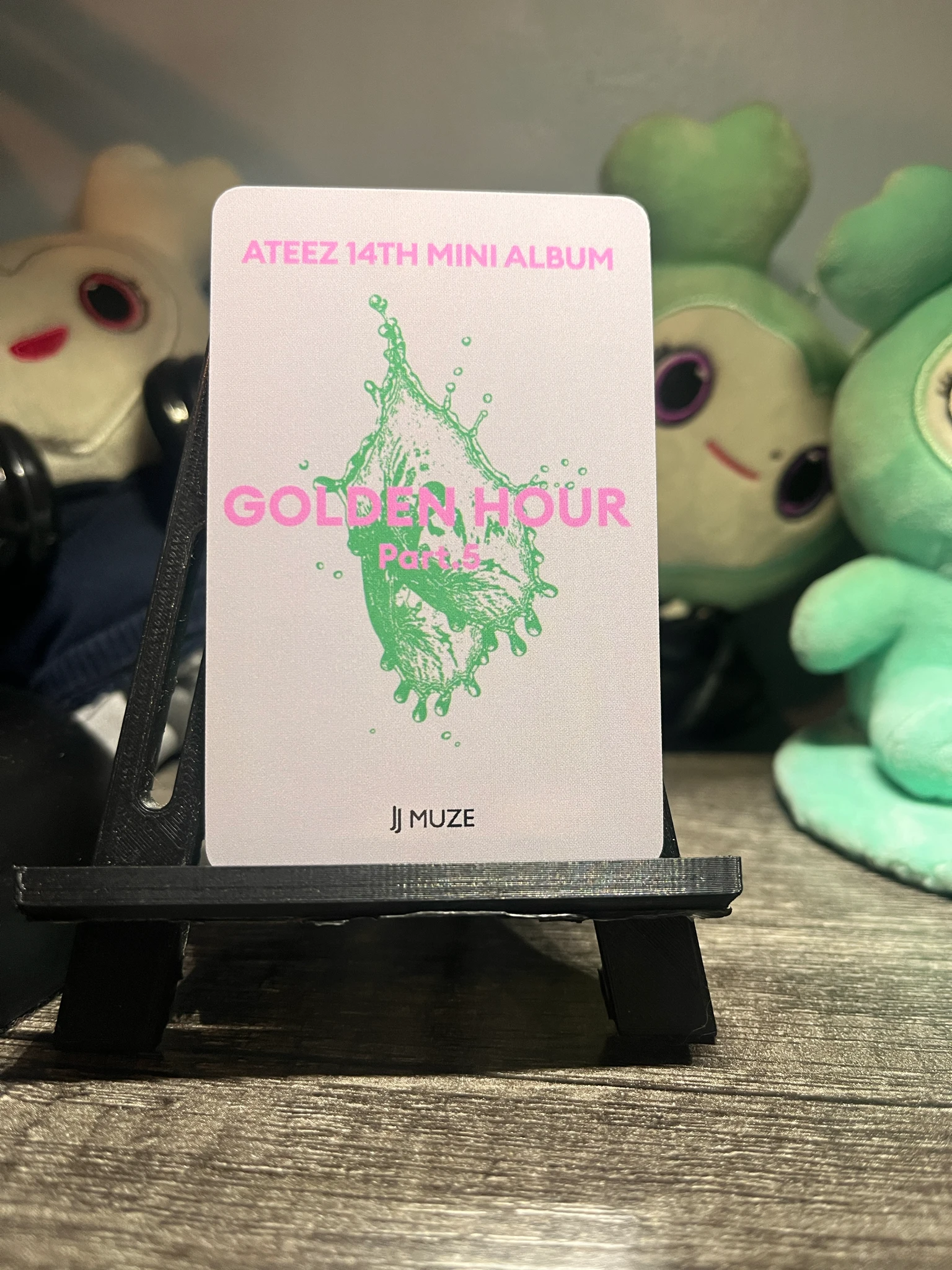 ATEEZ Yeosang ATEEZ - Yeosang - GOLDEN HOUR : Part.5 Album video call (fancall) fansign jjmuze (jj muze) listing photo 2