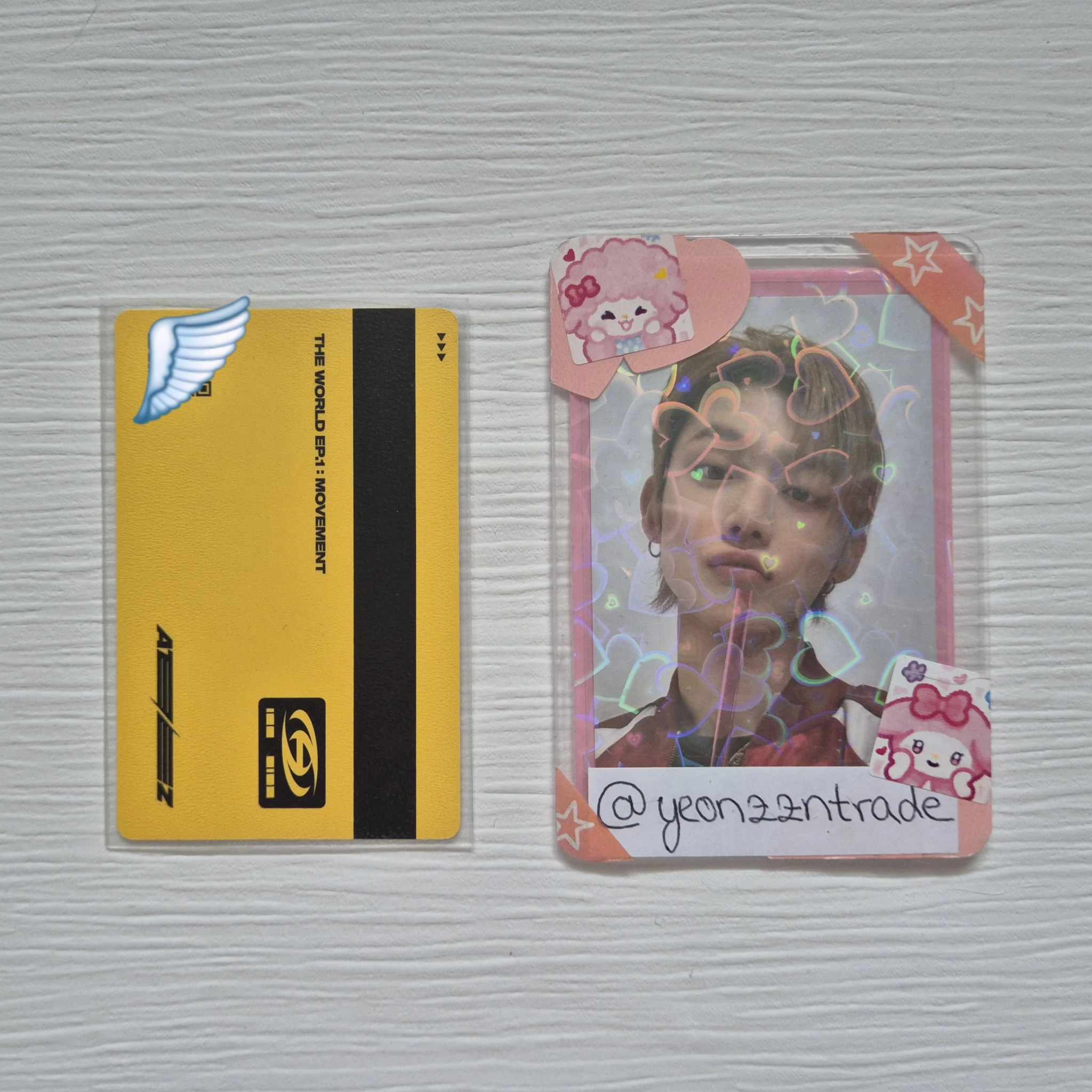 ATEEZ Wooyoung ATEEZ - Wooyoung - THE WORLD EP.1 : MOVEMENT Album album photocard diary version id card listing photo 2