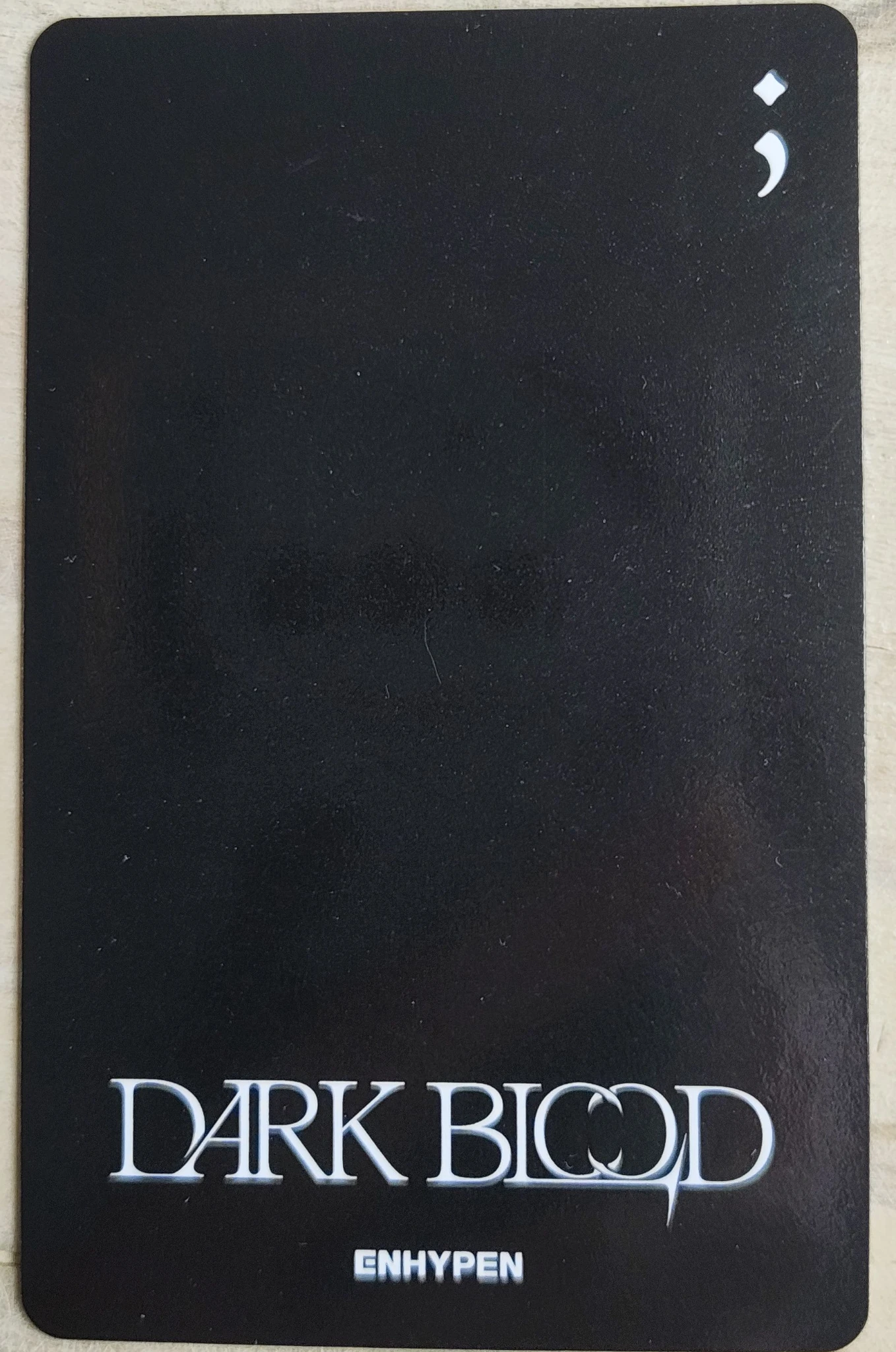 ENHYPEN Sunghoon ENHYPEN - Sunghoon - DARK BLOOD Album weverse album version photocard set concept photocard korean album album photocard listing photo 2