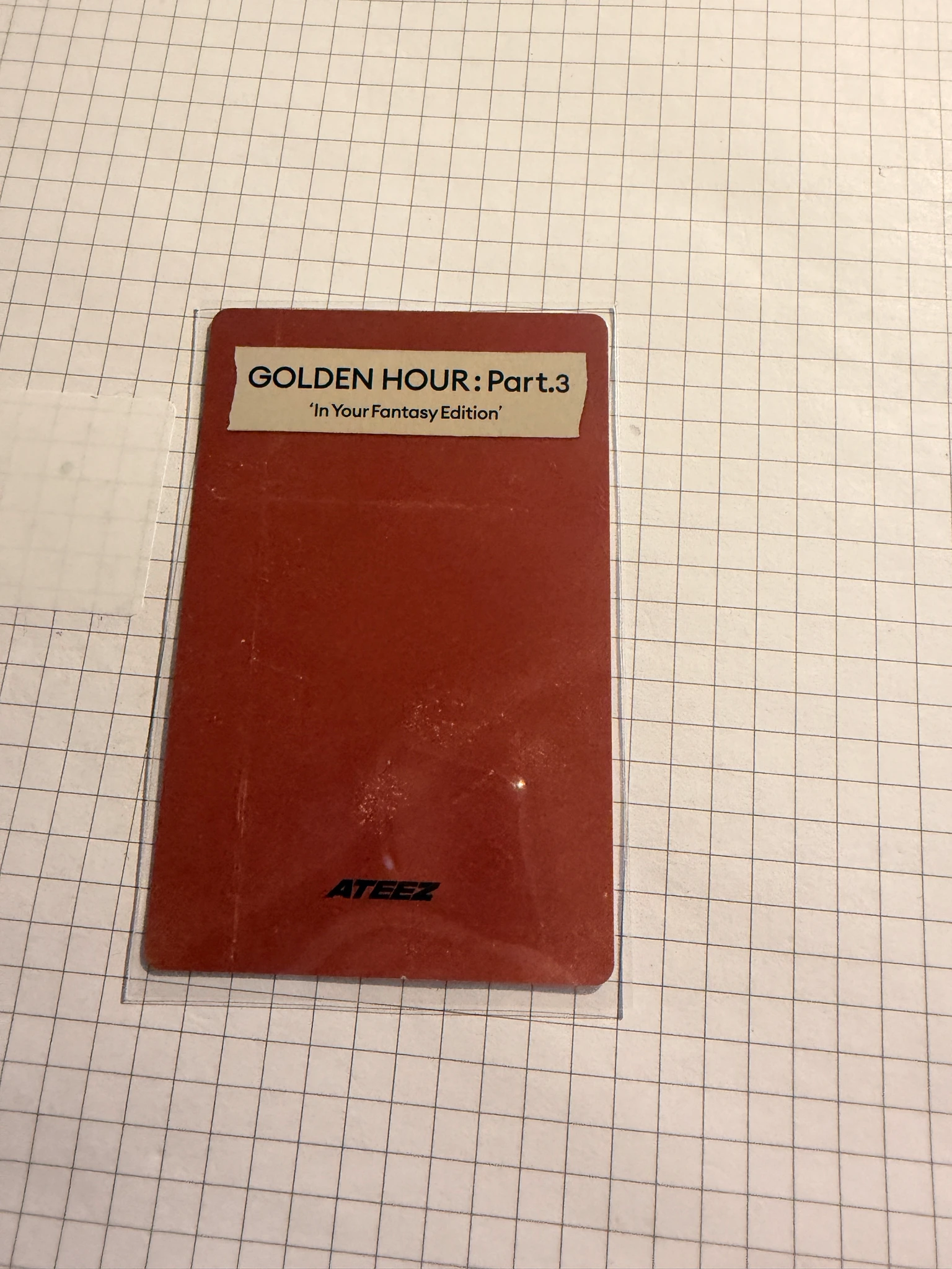 ATEEZ Jongho ATEEZ - Jongho - Golden Hour : Part.3 'In Your Fantasy Edition' Album limited version version 2 album photocard listing photo 2