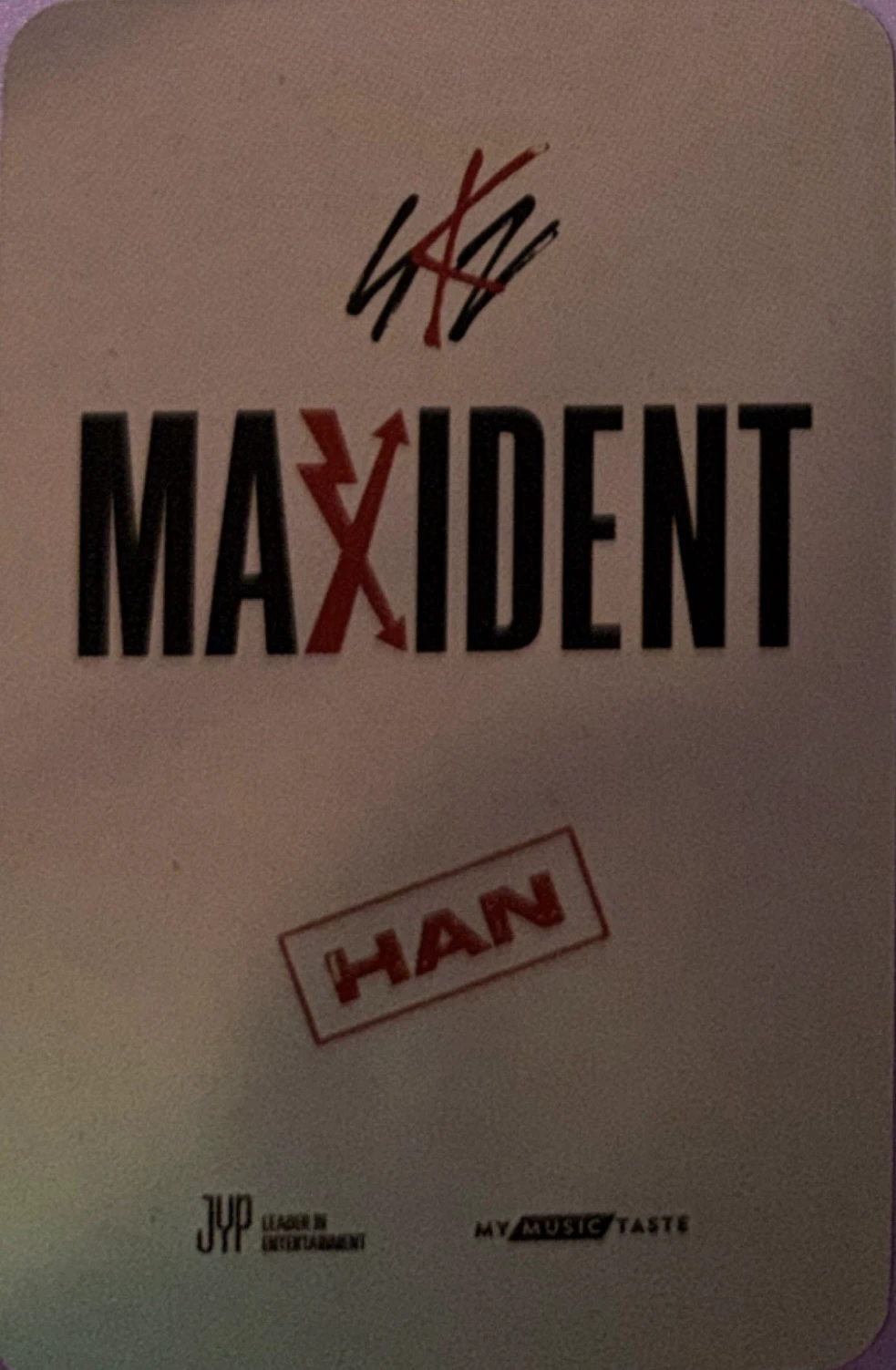 Stray Kids HAN Stray Kids - HAN - Maxident Album pre-order benefit (pob) mymusictaste (mmt) listing photo 2
