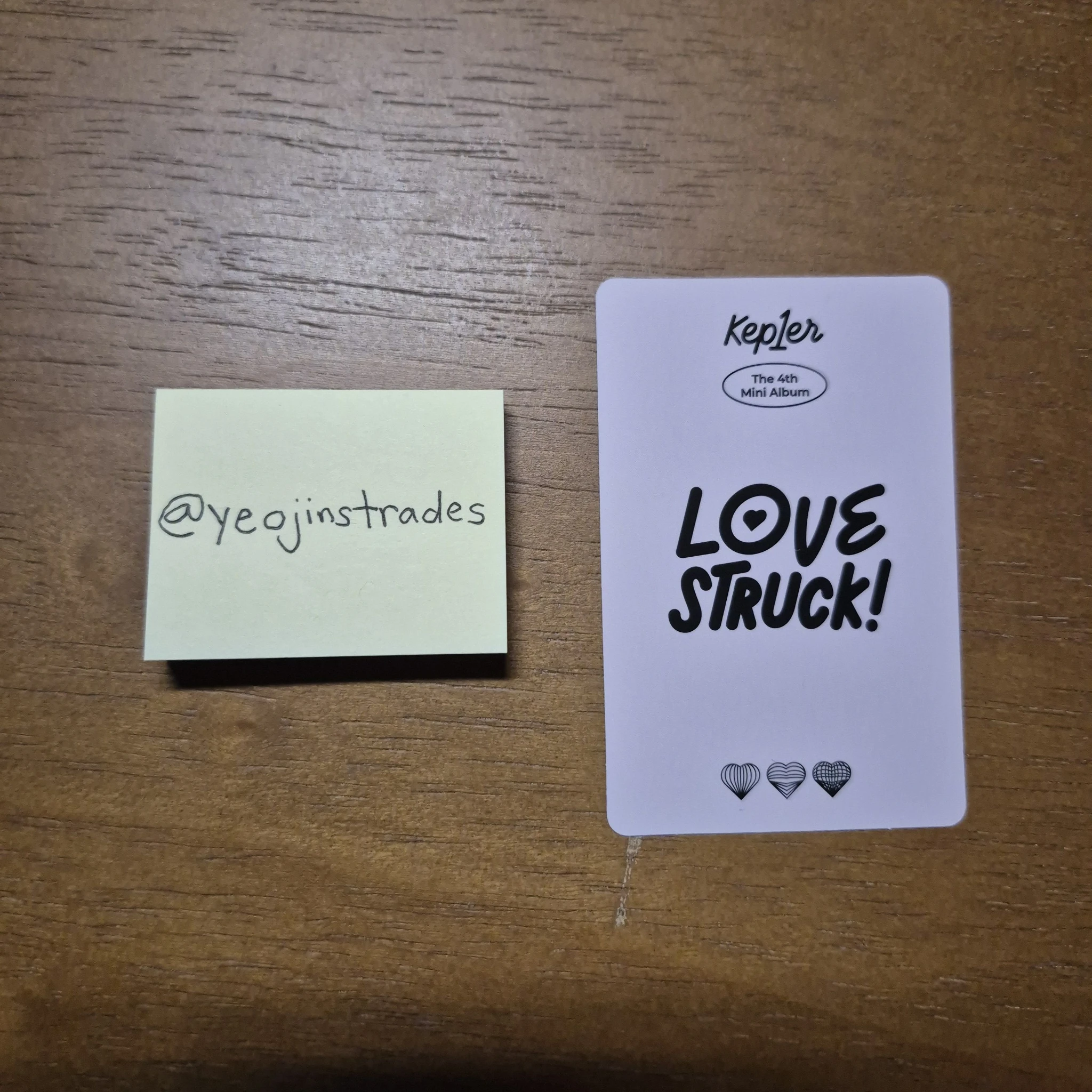 Kep1er Huening Bahiyyih Kep1er - Huening Bahiyyih - LOVESTRUCK! Album album photocard first blush version listing photo 2