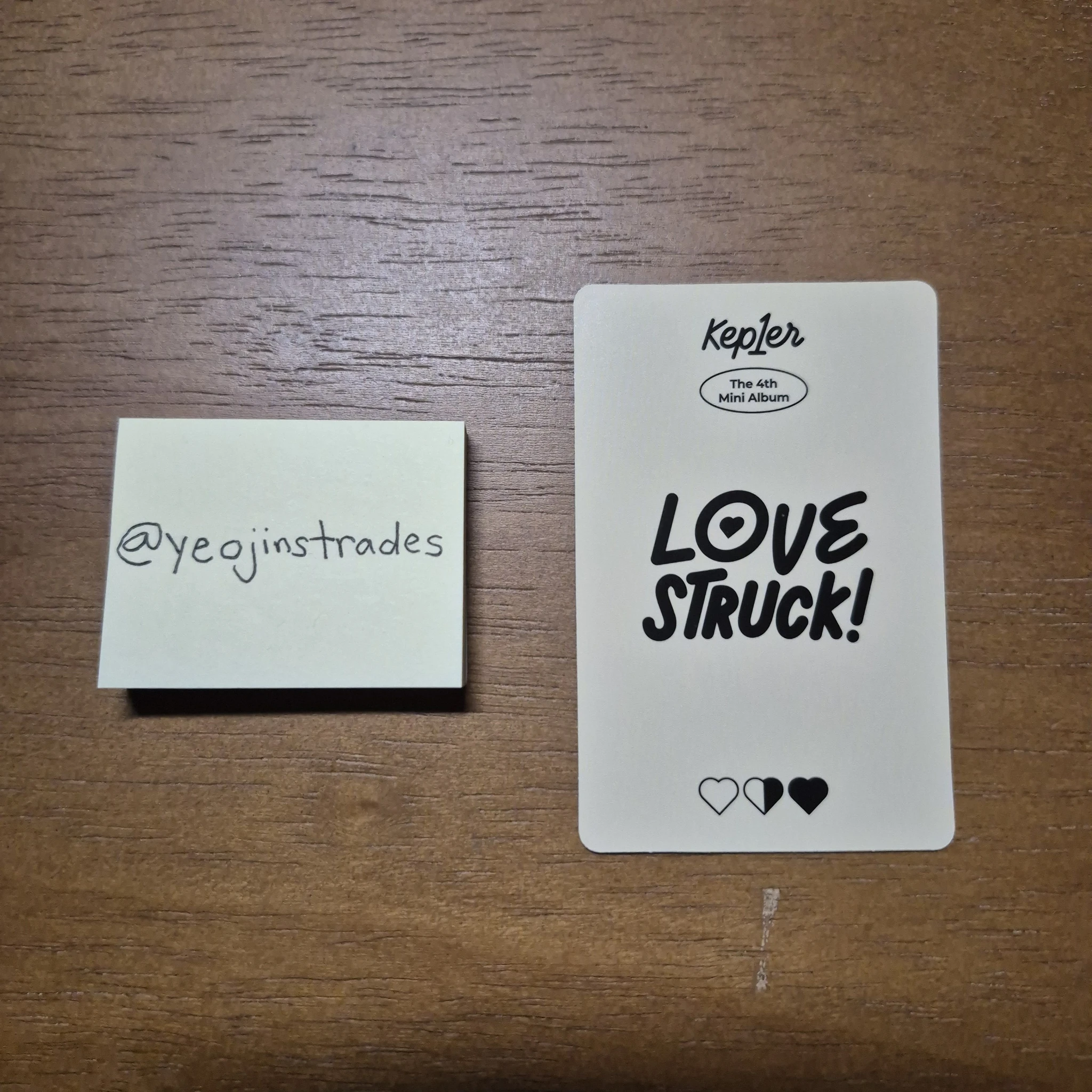 Kep1er Huening Bahiyyih Kep1er - Huening Bahiyyih - LOVESTRUCK! Album album photocard love strike version listing photo 2
