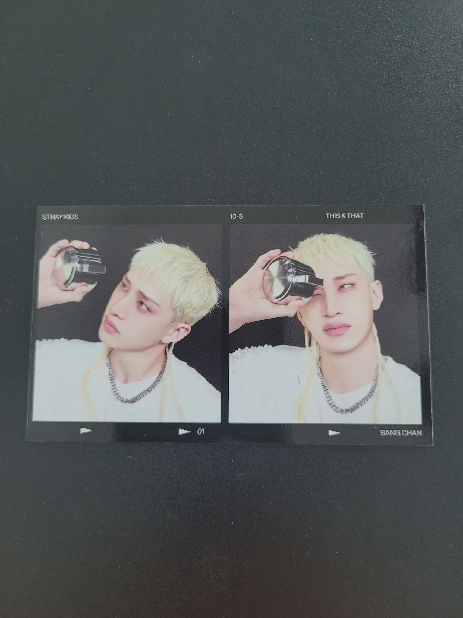Stray Kids Bang Chan Stray Kids - Bang Chan - This & That Album album inclusion truck version limited edition 2 cut photo listing photo 2