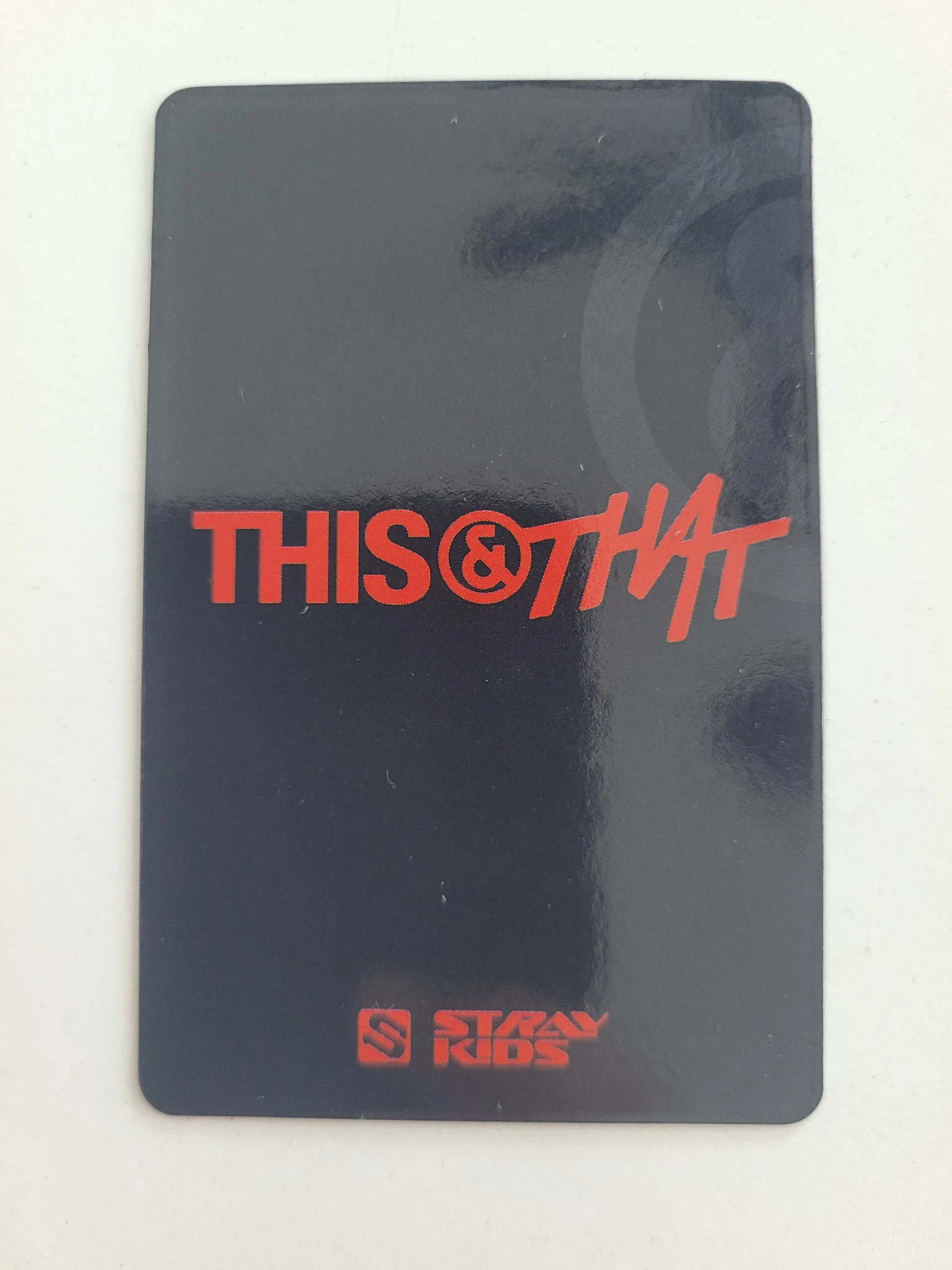 Stray Kids Changbin Stray Kids - Changbin - This & That Album holographic (hologram) platform fans album version album photocard listing photo 2