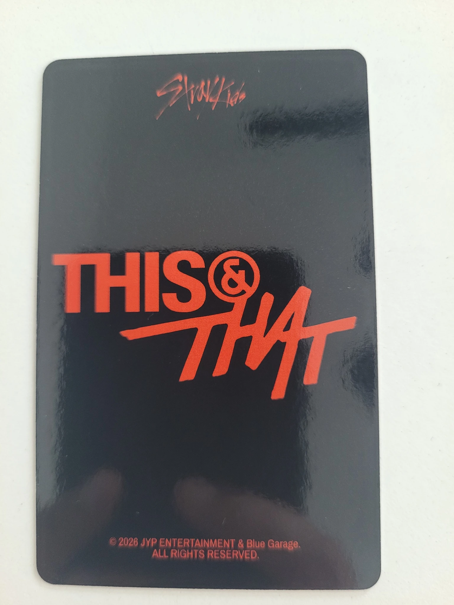 Stray Kids Changbin Stray Kids - Changbin - THIS & THAT Album fans album version jyp/fans shop pob (pre-order benefit) listing photo 2