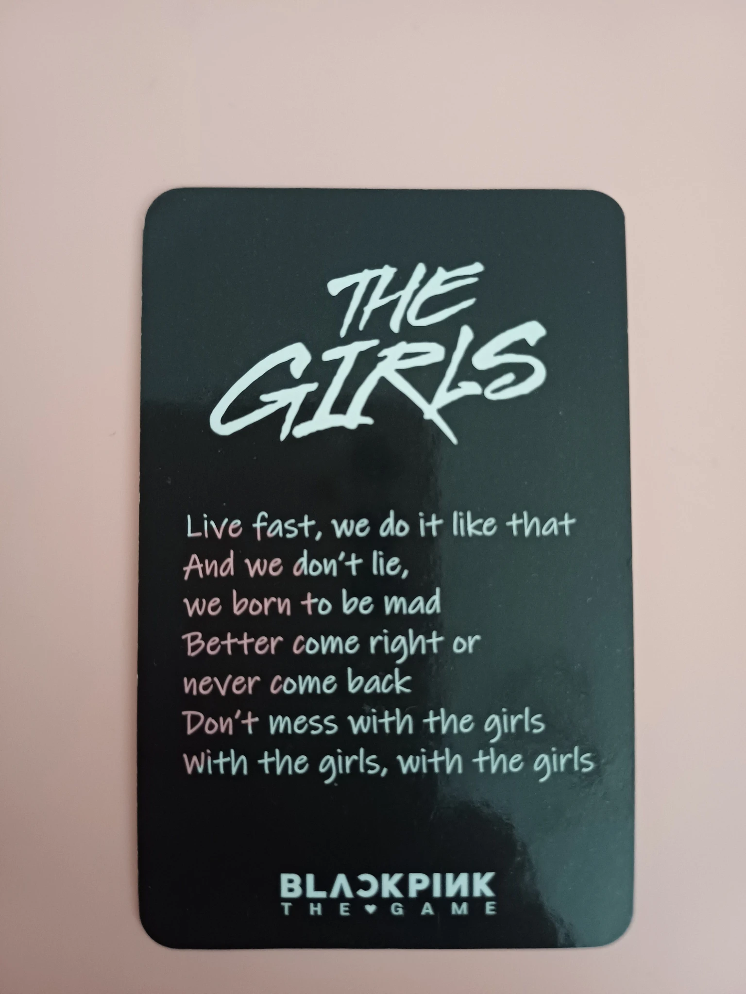 BLACKPINK Jisoo BLACKPINK - Jisoo - THE GIRLS (BLACKPINK THE GAME OST) Album reve ver. listing photo 2