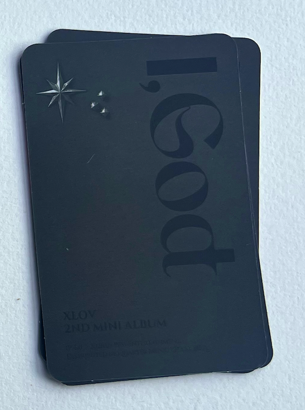 XLOV Hyun XLOV - Hyun - I, God Album i version album photocard listing photo 2