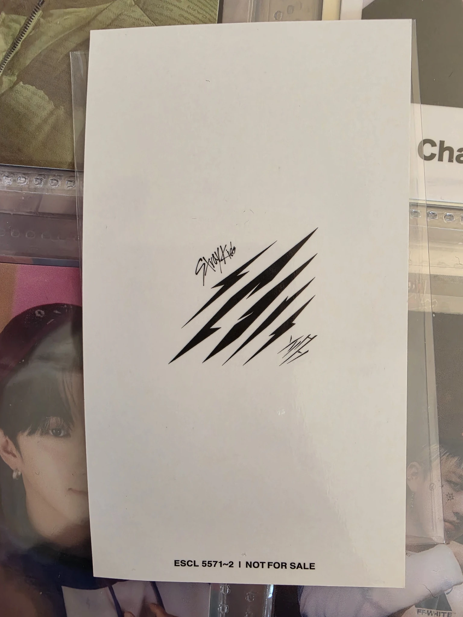 Stray Kids Changbin Stray Kids - Changbin - Scars Album album photocard limited version A version listing photo 2