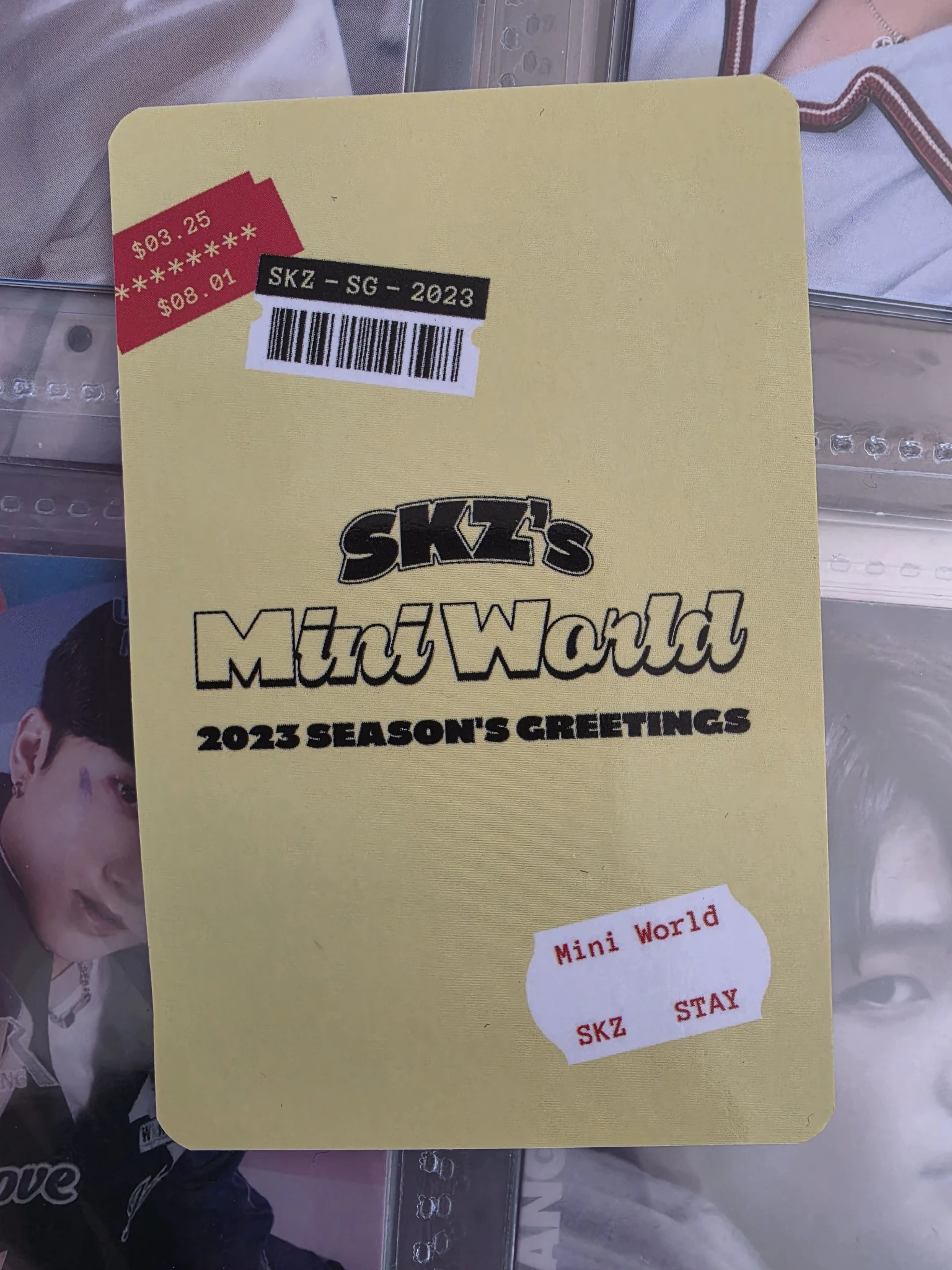 Stray Kids Changbin Stray Kids - Changbin - 2023 Season's Greetings - SKZ's Mini World Other photocard set listing photo 2